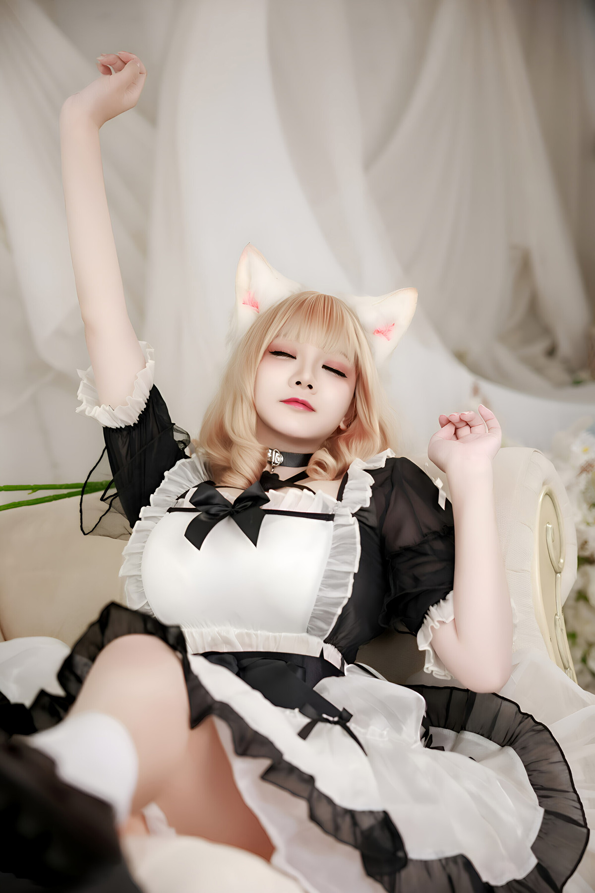 Cosplay 阿雪雪 – 午后女佣 Set.01(51P)