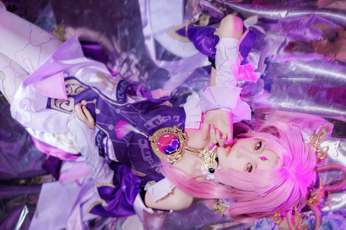 Coser@桜桃喵 – 符玄 (28P – 2V)