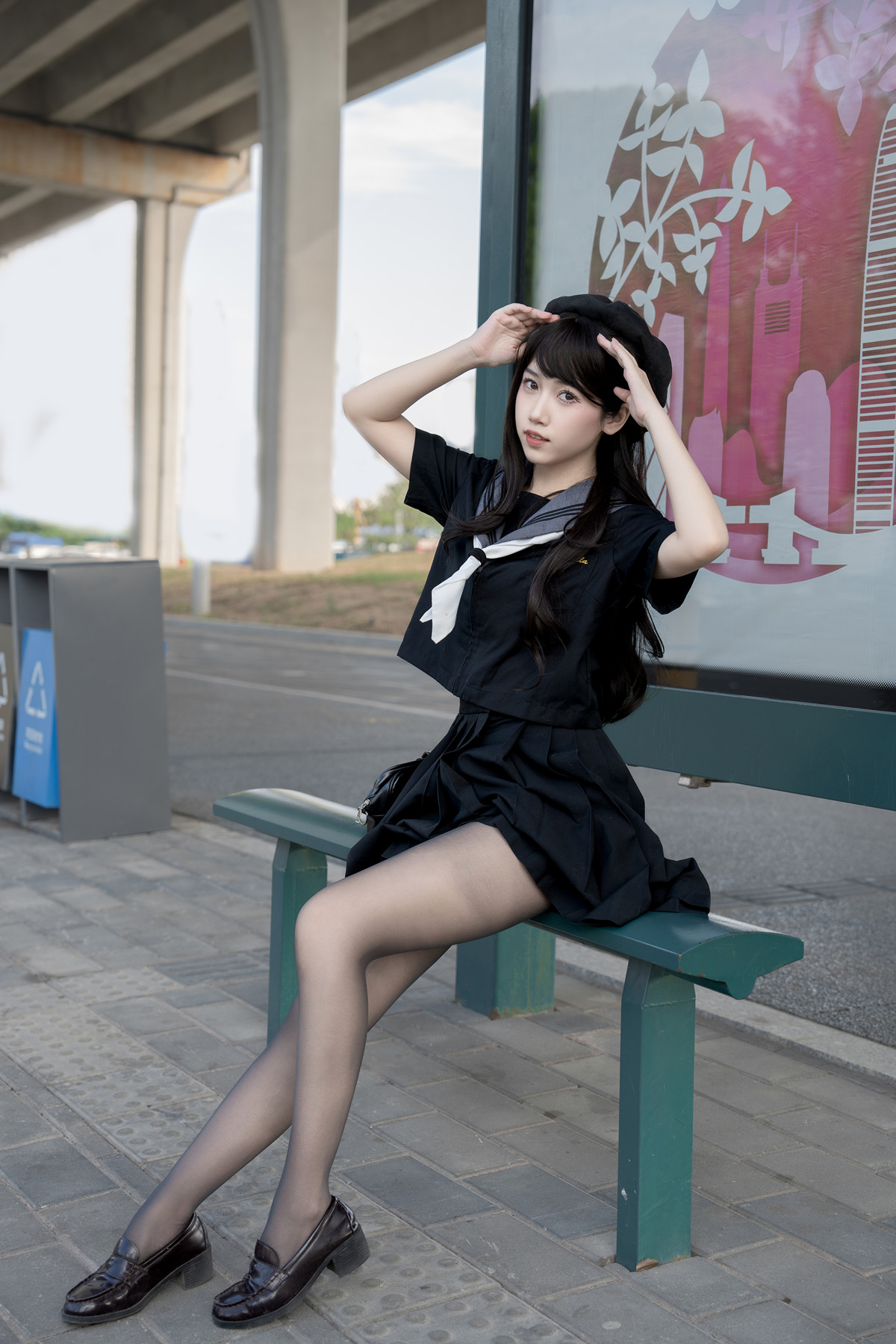 Cosplay 不呆猫 放课后野外JK(70P)