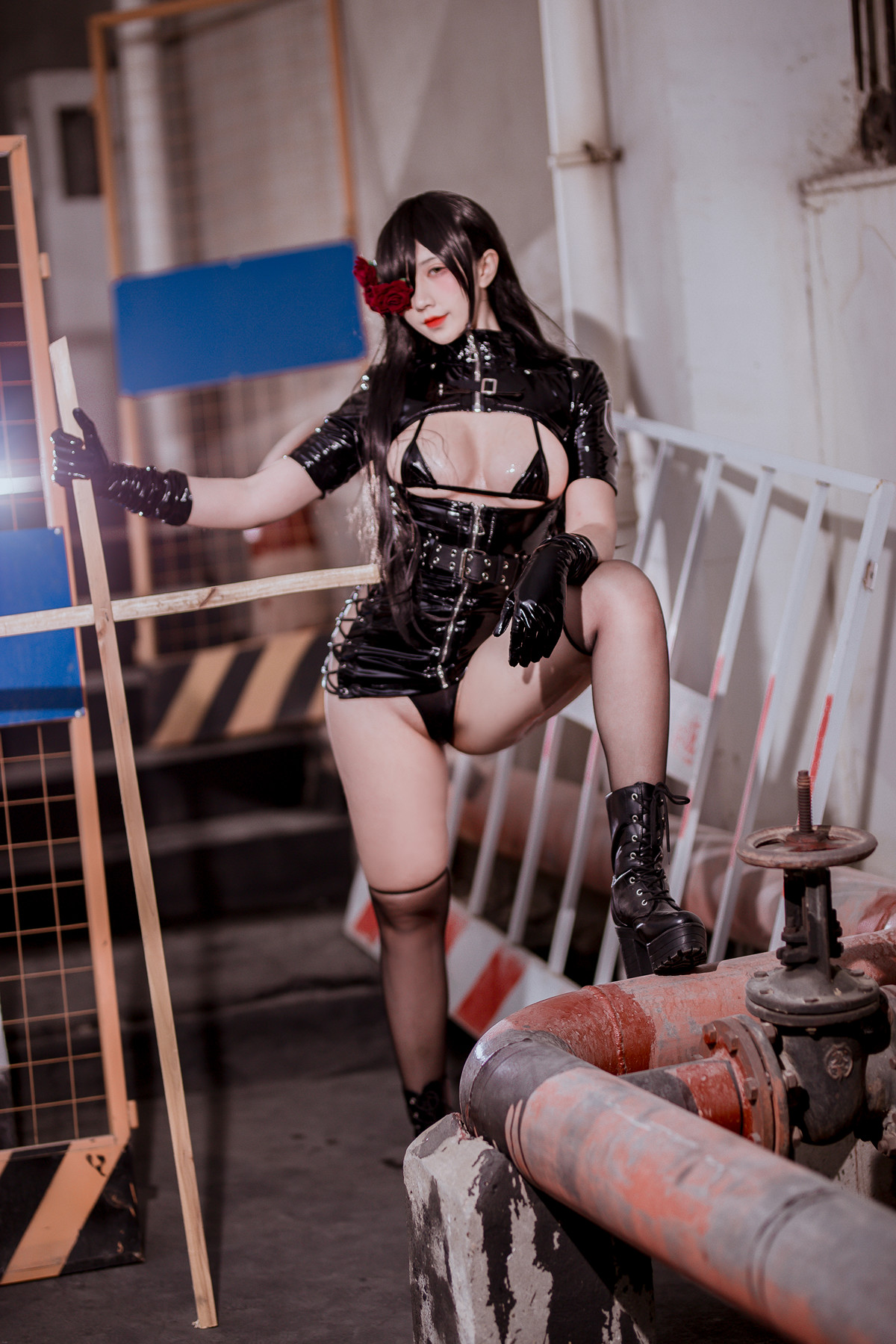 Cosplay 九曲Jean 涩九九暗黑玫瑰(31P)
