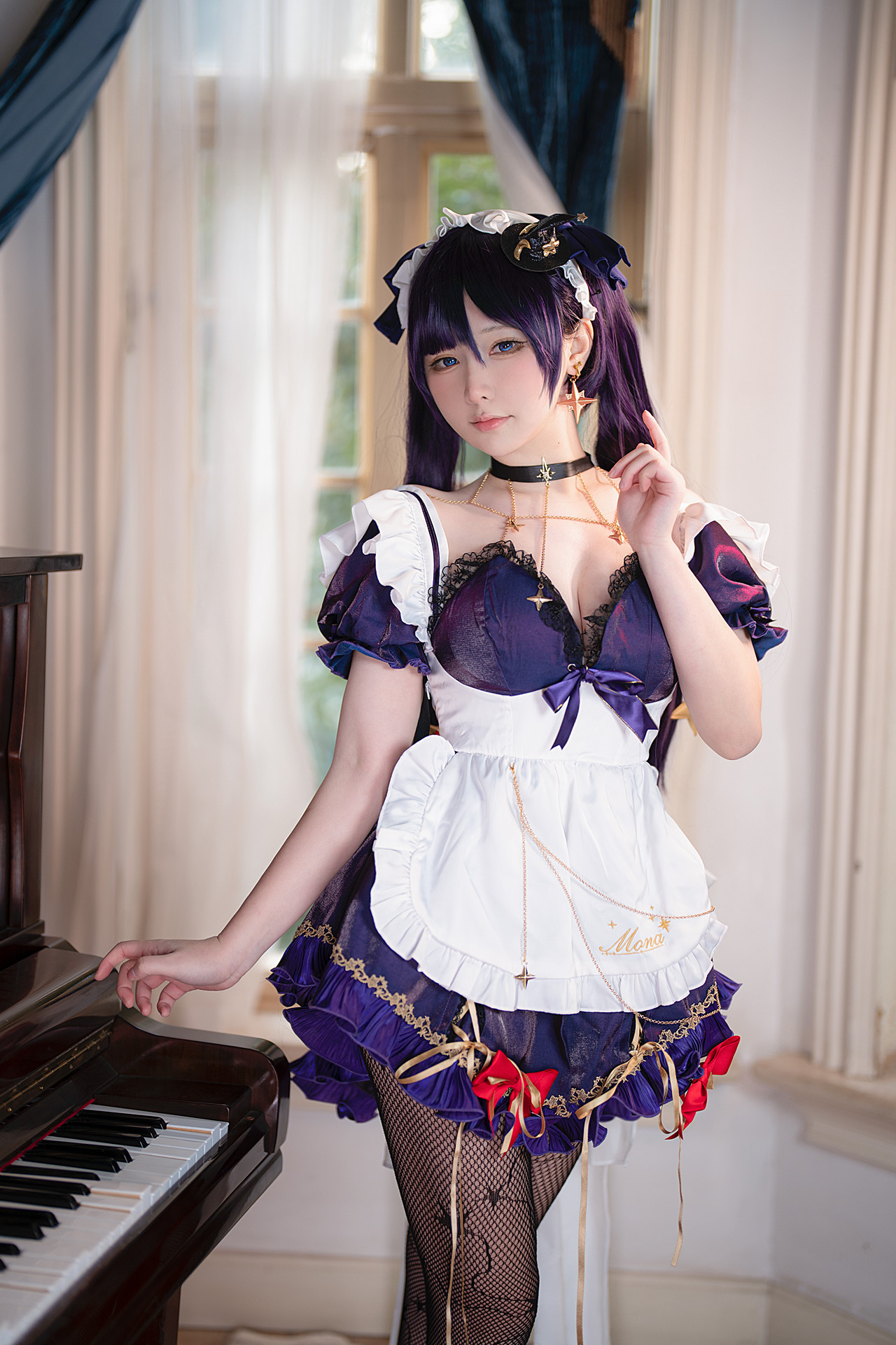 Cosplay 樱梨梨 莫娜女佣