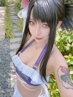 Coser@UmekoJ – Tifa Lockhart Swimsuit – Final Fantasy