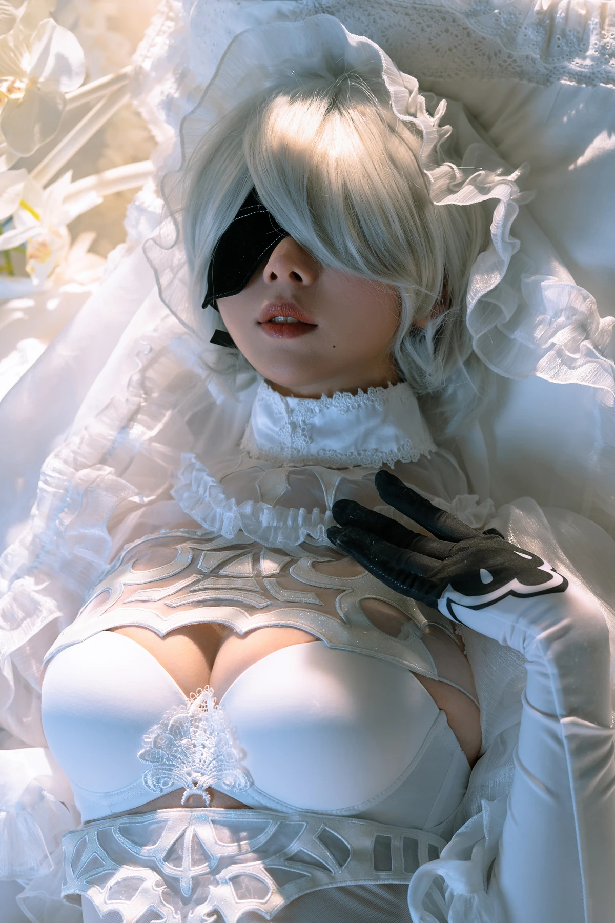 Cosplay 云溪溪Yunx1x1 & 奶桃 – 2B本 YoRHa No.2 Type B 上 Set.02