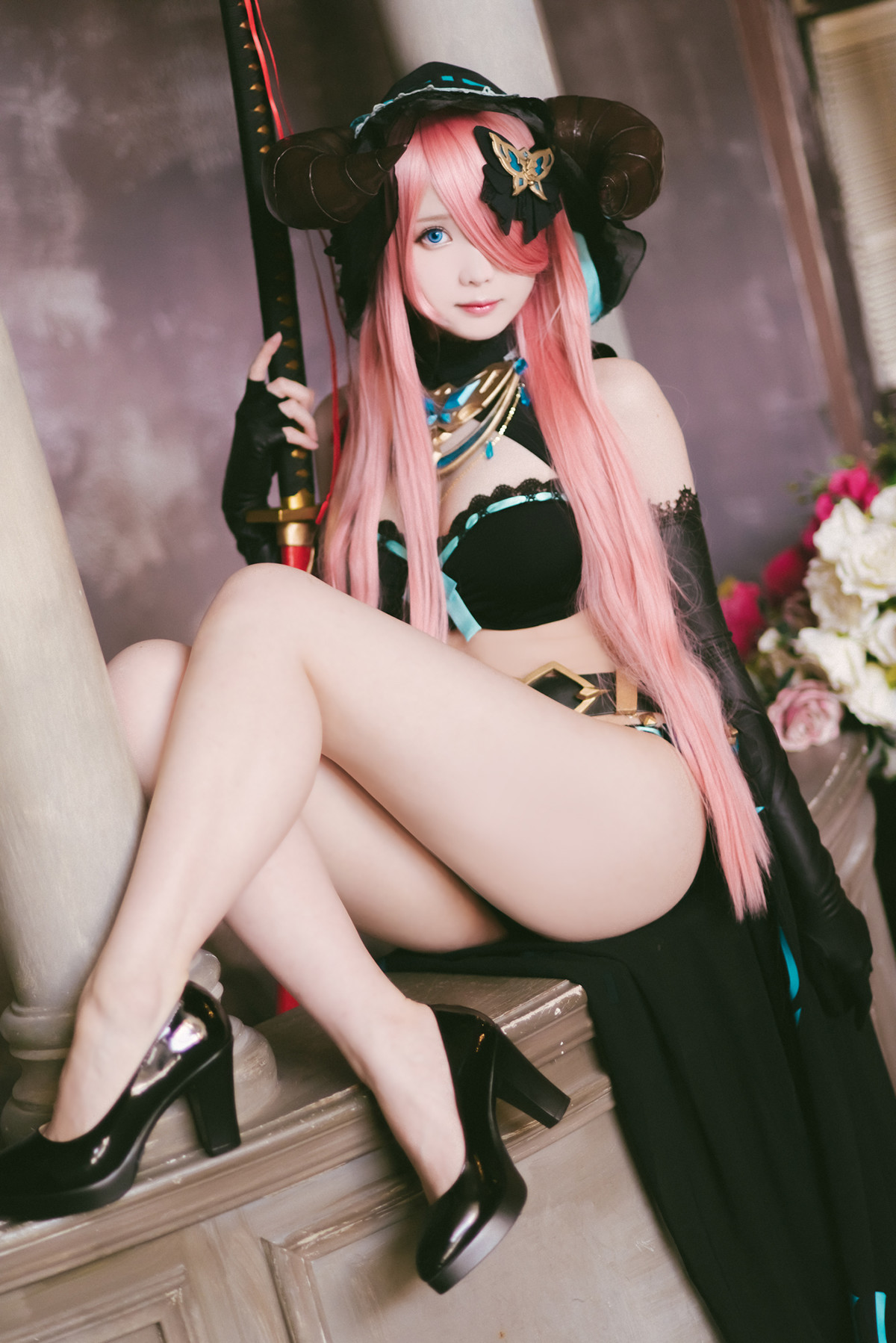 Cosplay 霜月shimo 碧蓝幻想 娜尔梅亚 Set.02(45P)