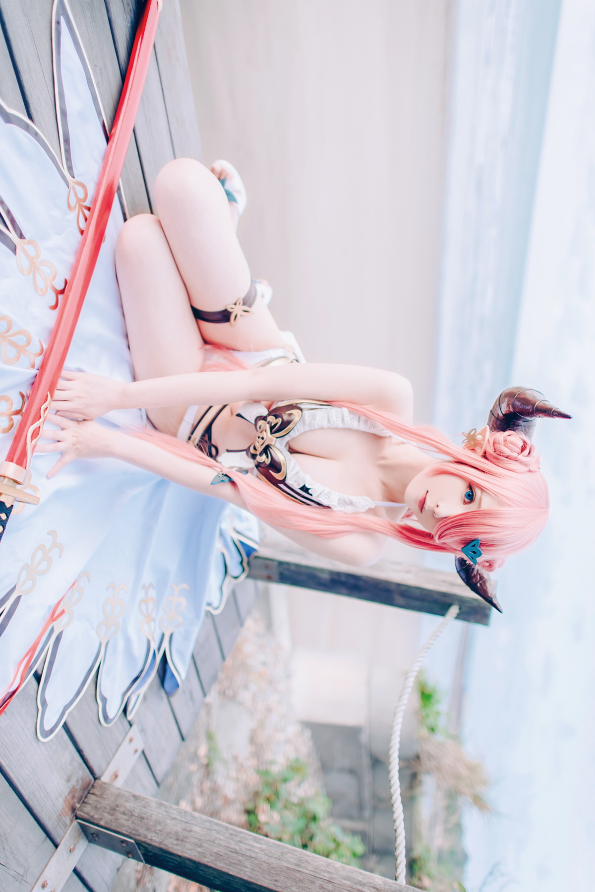Cosplay 霜月shimo 碧蓝幻想 娜尔梅亚 Set.01(45P)