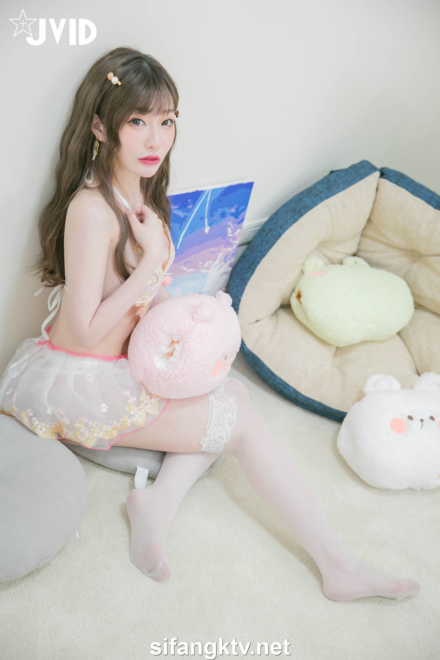 JVID 璃奈酱 Rina 天女召唤 裸衣天女的情色选择题 Set.01(40P)