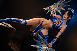 Coser@UmekoJ – Cosplay Kitana Mortal Kombat