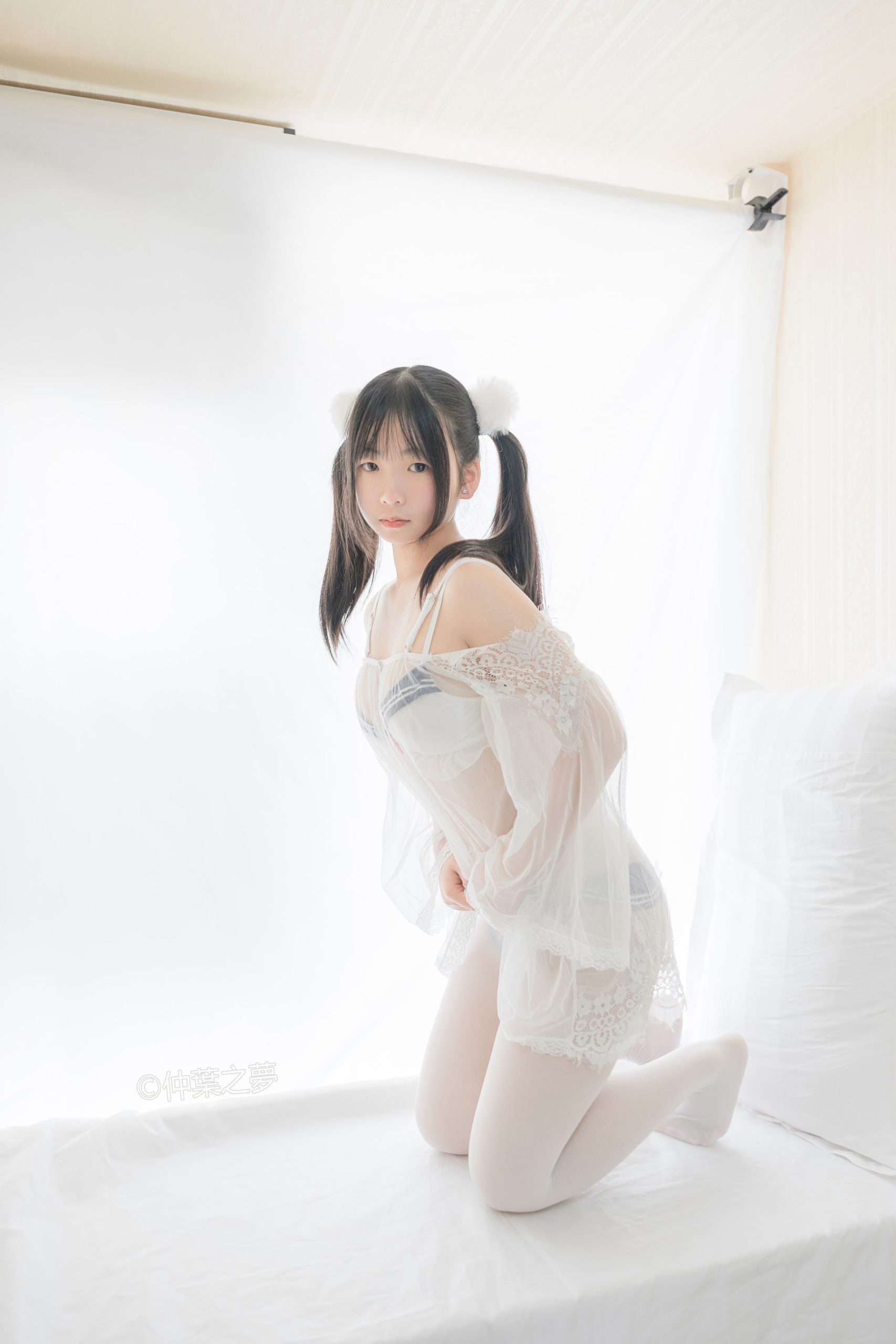 [轻兰映画] Grand.004 美代Miyo 透明白纱