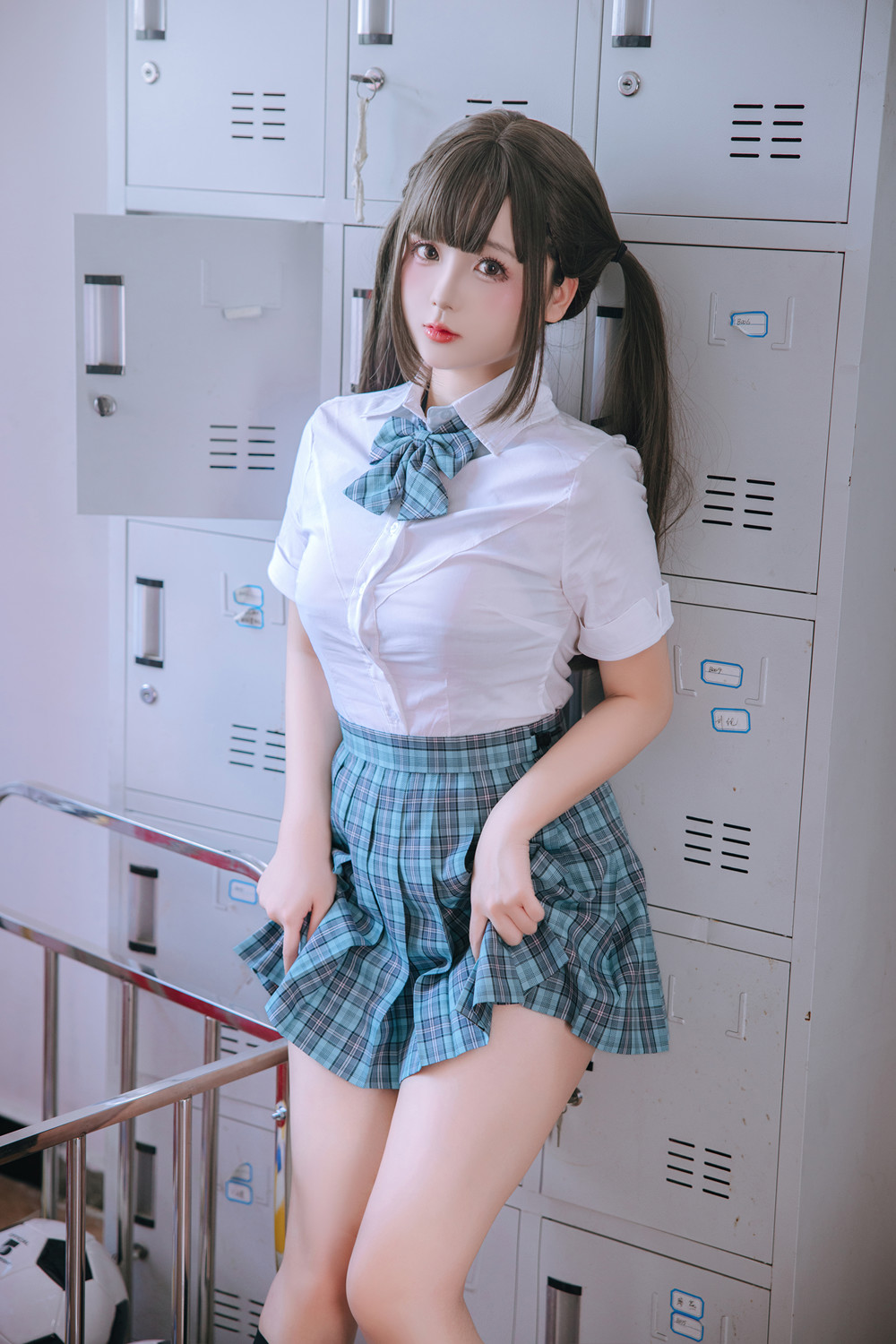 Cosplay Rinaijiao日奈娇 – 更衣室 Set.01(81P)