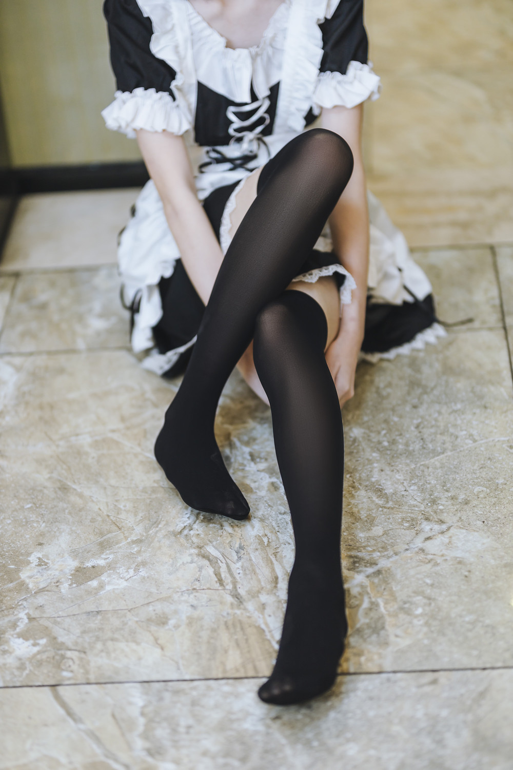 Cosplay 许岚LAN – 短裙女佣