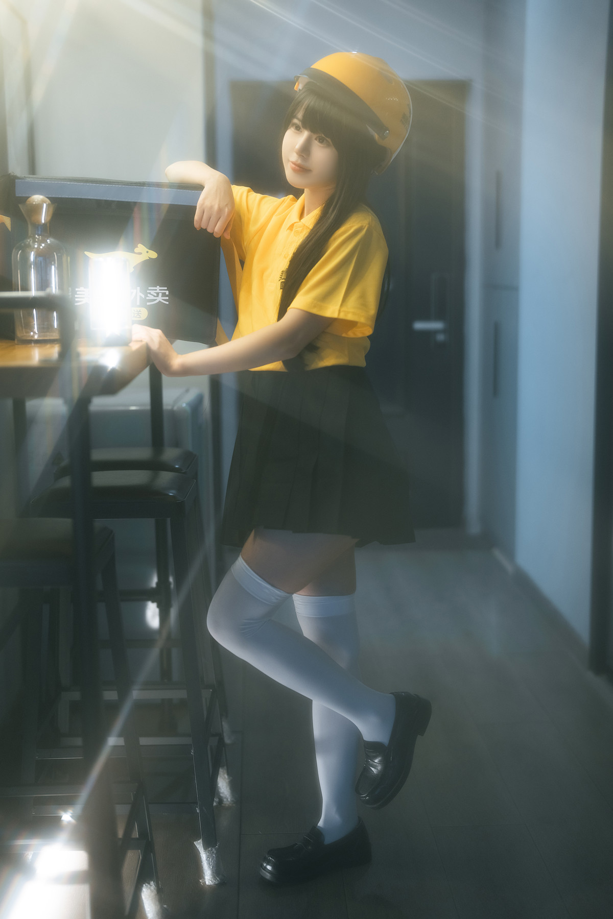 Cosplay Rua阮阮 外卖员 Delivery Girl(54P)