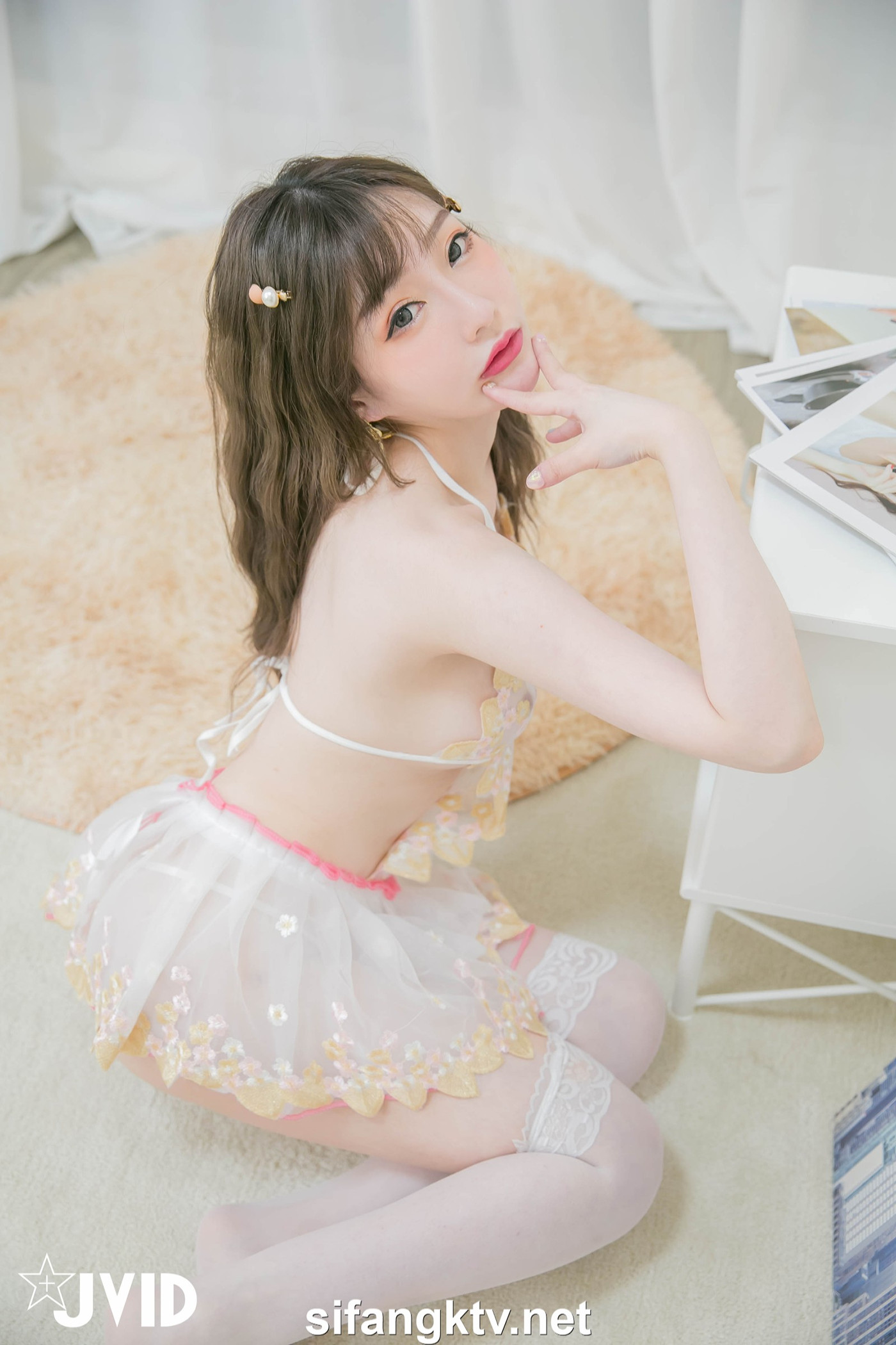 JVID 璃奈酱 Rina 天女召唤 裸衣天女的情色选择题 Set.01