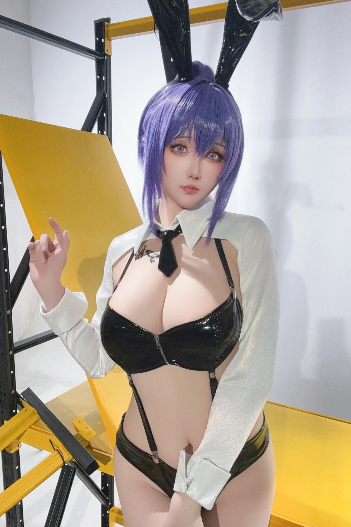 Cosplay 星之迟迟Hoshilily – 尼尔同人 2B学姐服