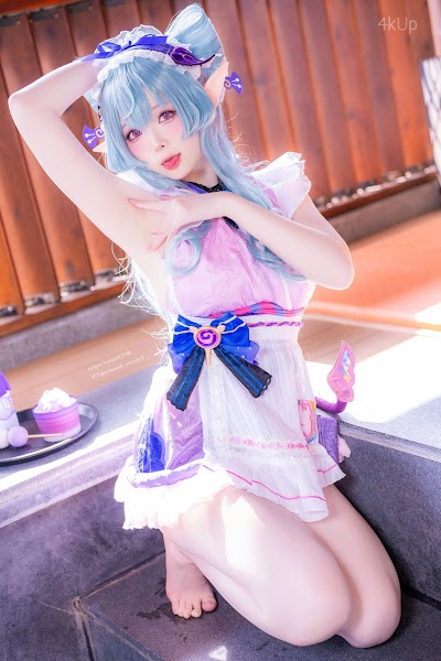 Coser@幼愛Youmeko 黑漆皮高跟兔女郎