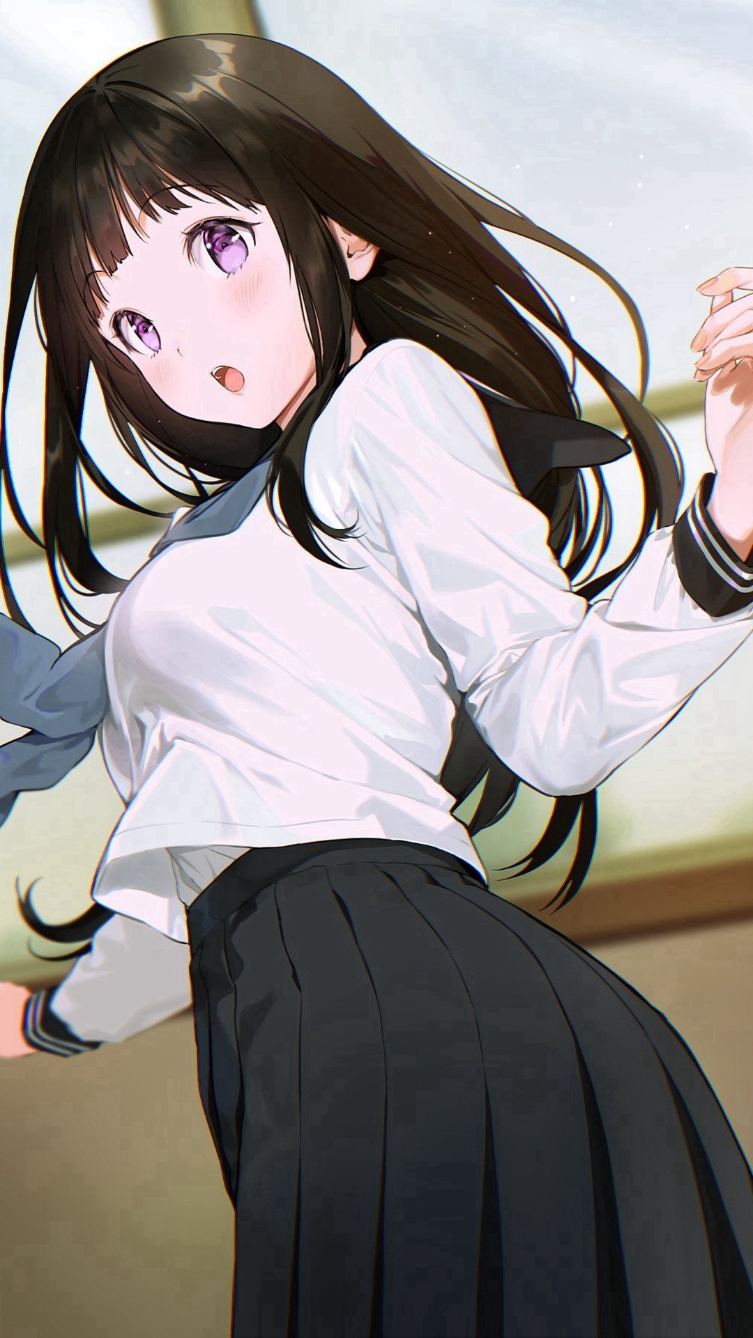 萌系治愈二次元美女