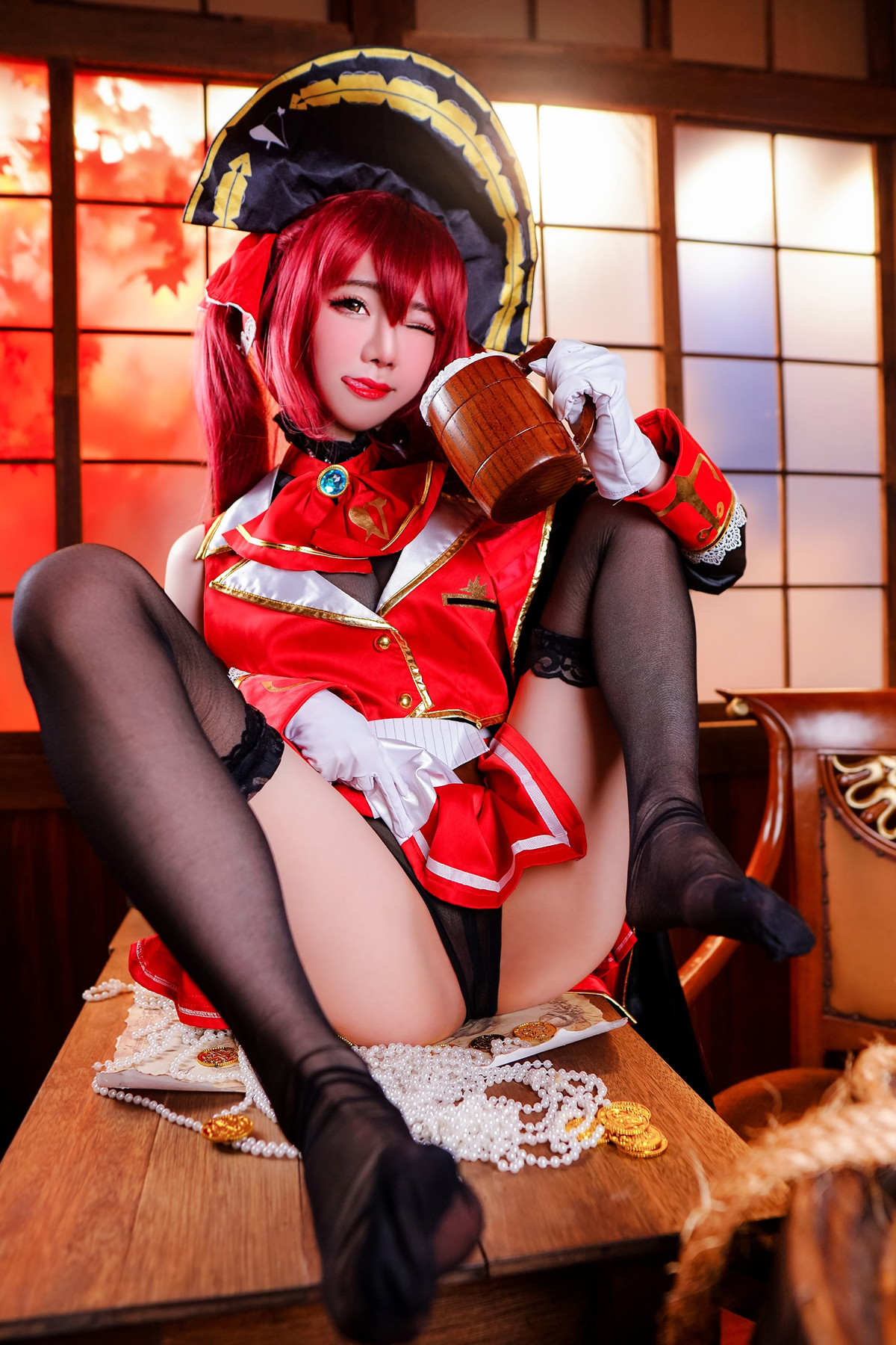 Cosplay Sally多啦雪 – Houshou Marine 宝鐘マリン