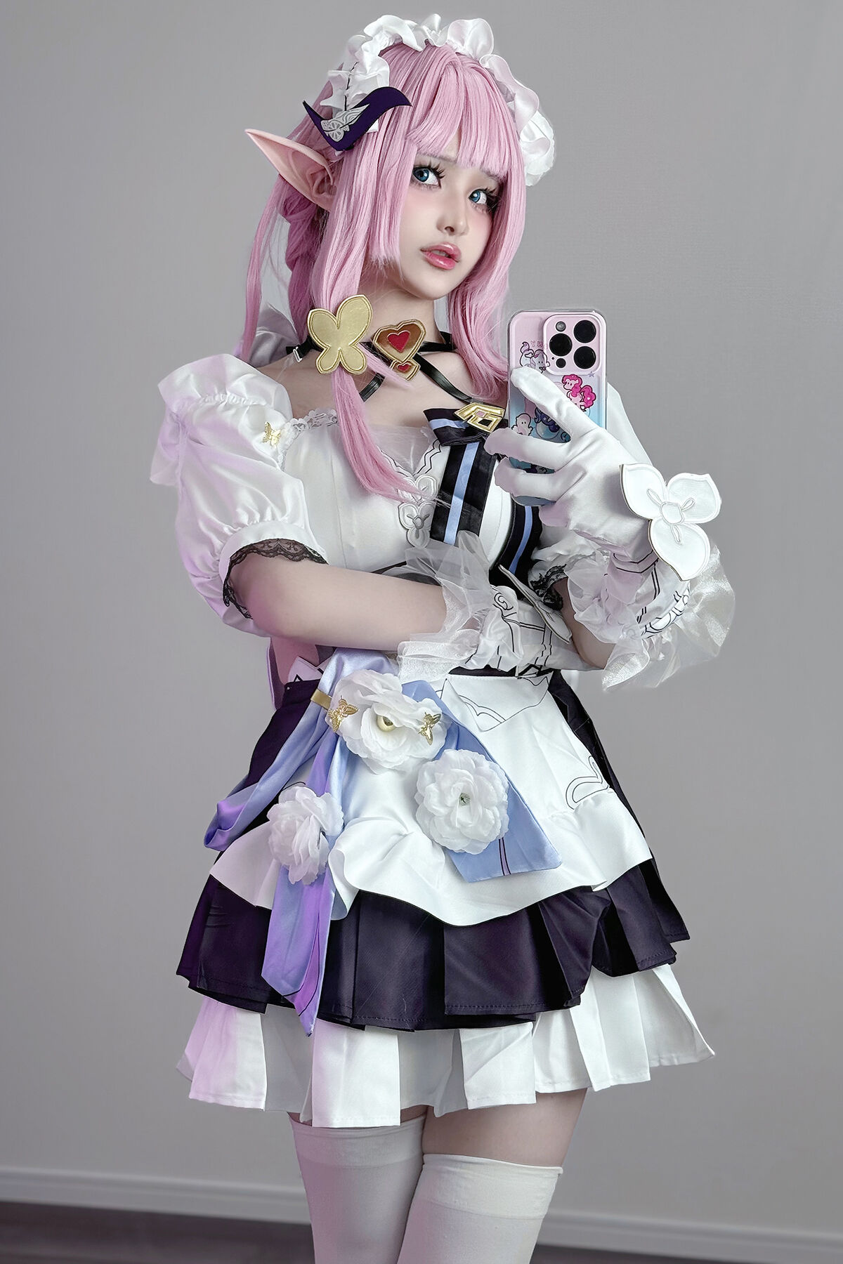 Coser@幼愛youmeko – 爱莉希雅女仆 (21P)
