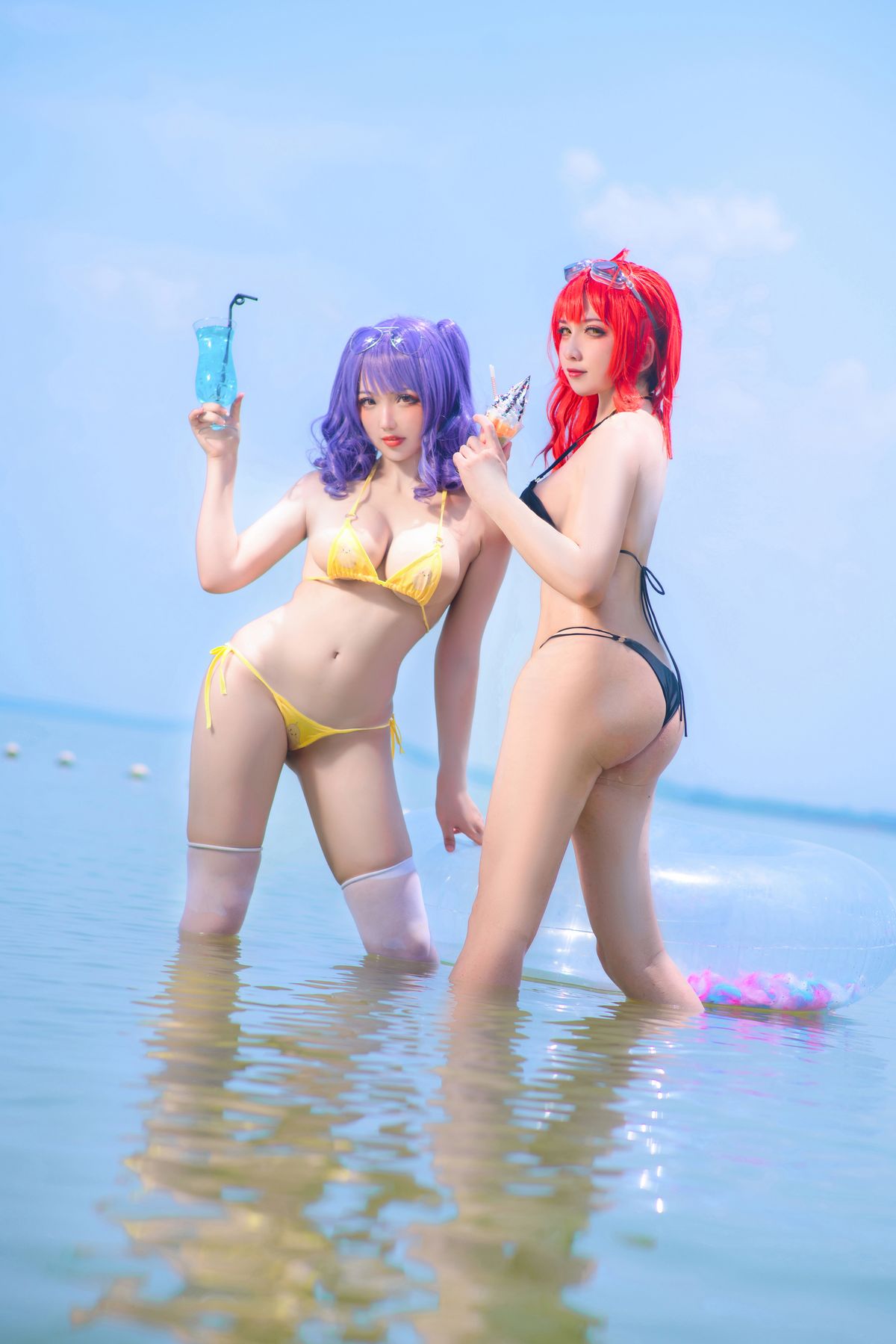 Coser@隼隼子 And 刺青Poi – 沙滩排球 (41P)