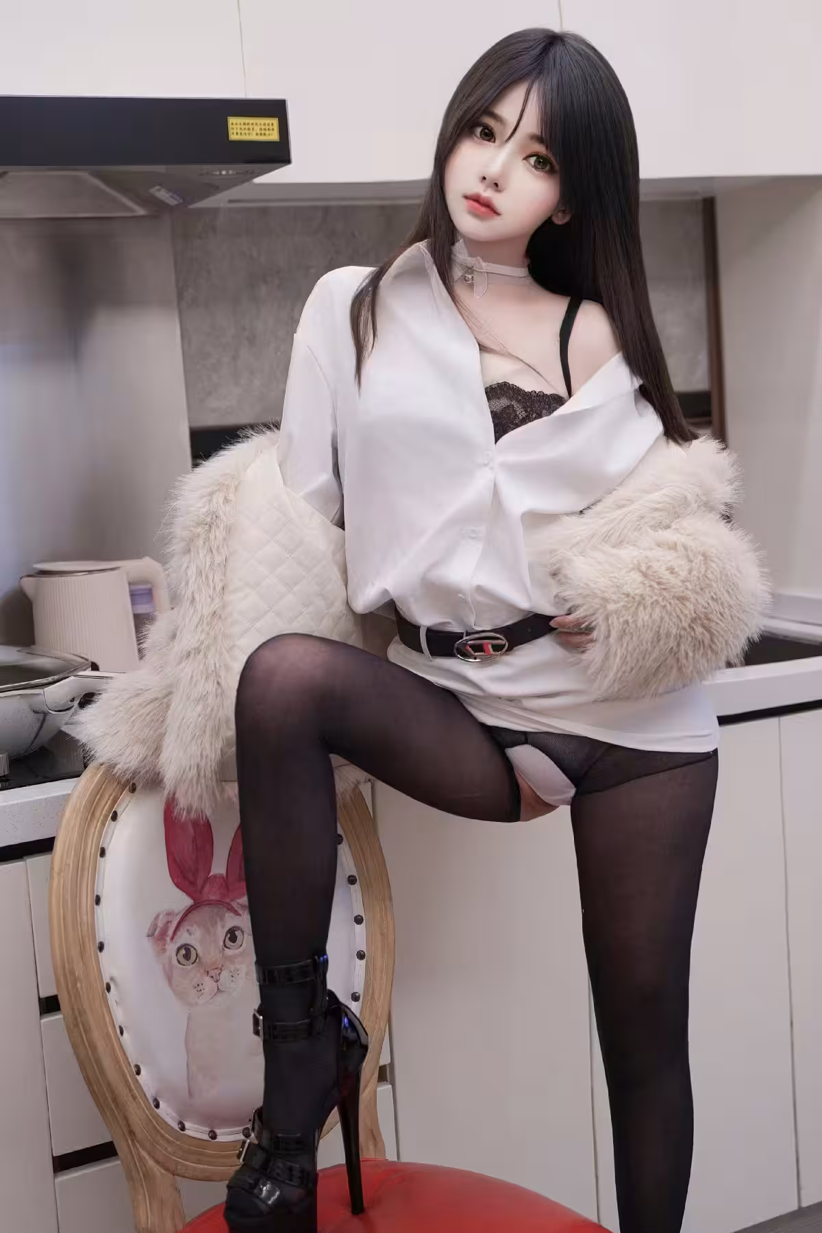 [XR Uncensored] Lin Yue Yue (林月月) – 廚房料理未上架無碼共享 (80 Photos)