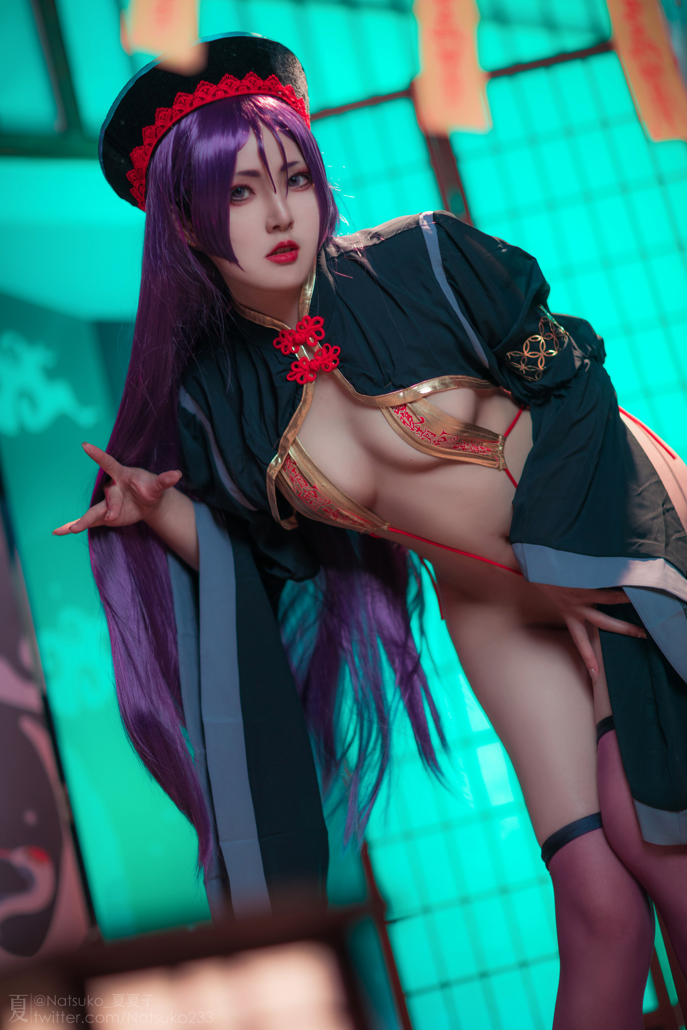 Cosplay Natsuko夏夏子 源赖光 僵尸同人(60P)