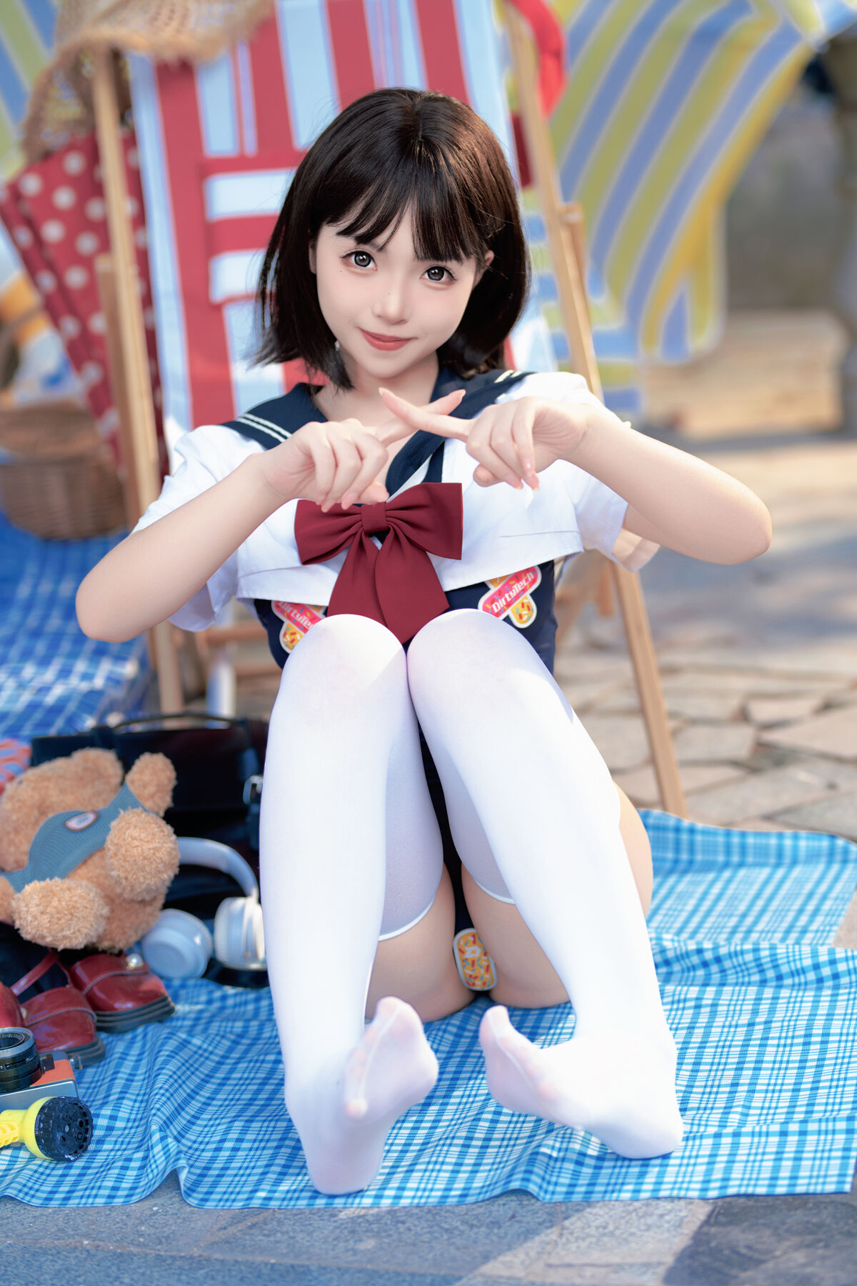Coser@Bangni邦尼 – 反差JK泳装 Part01 (50P – 7V)