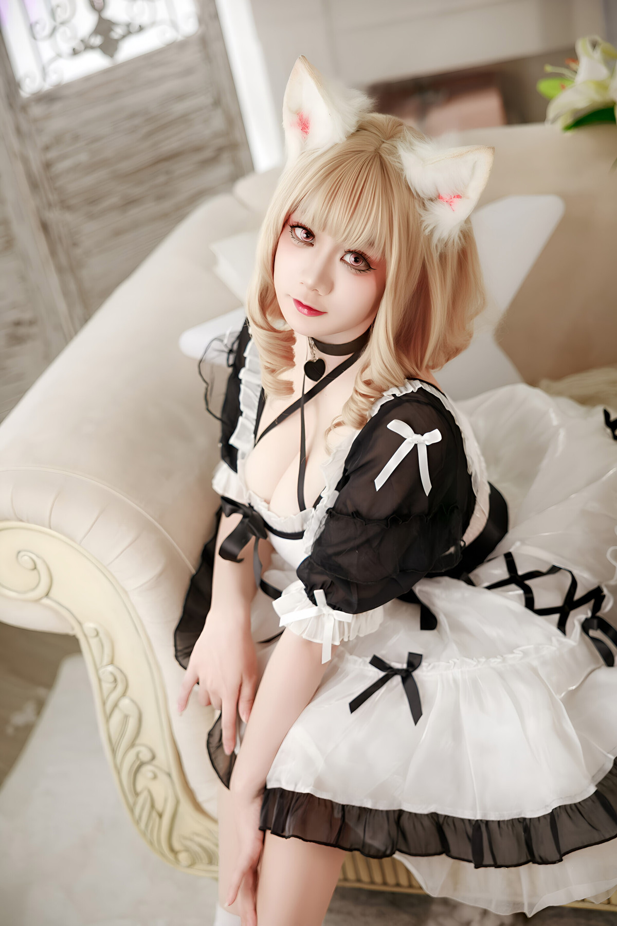 Cosplay 阿雪雪 – 午后女佣 Set.01(51P)
