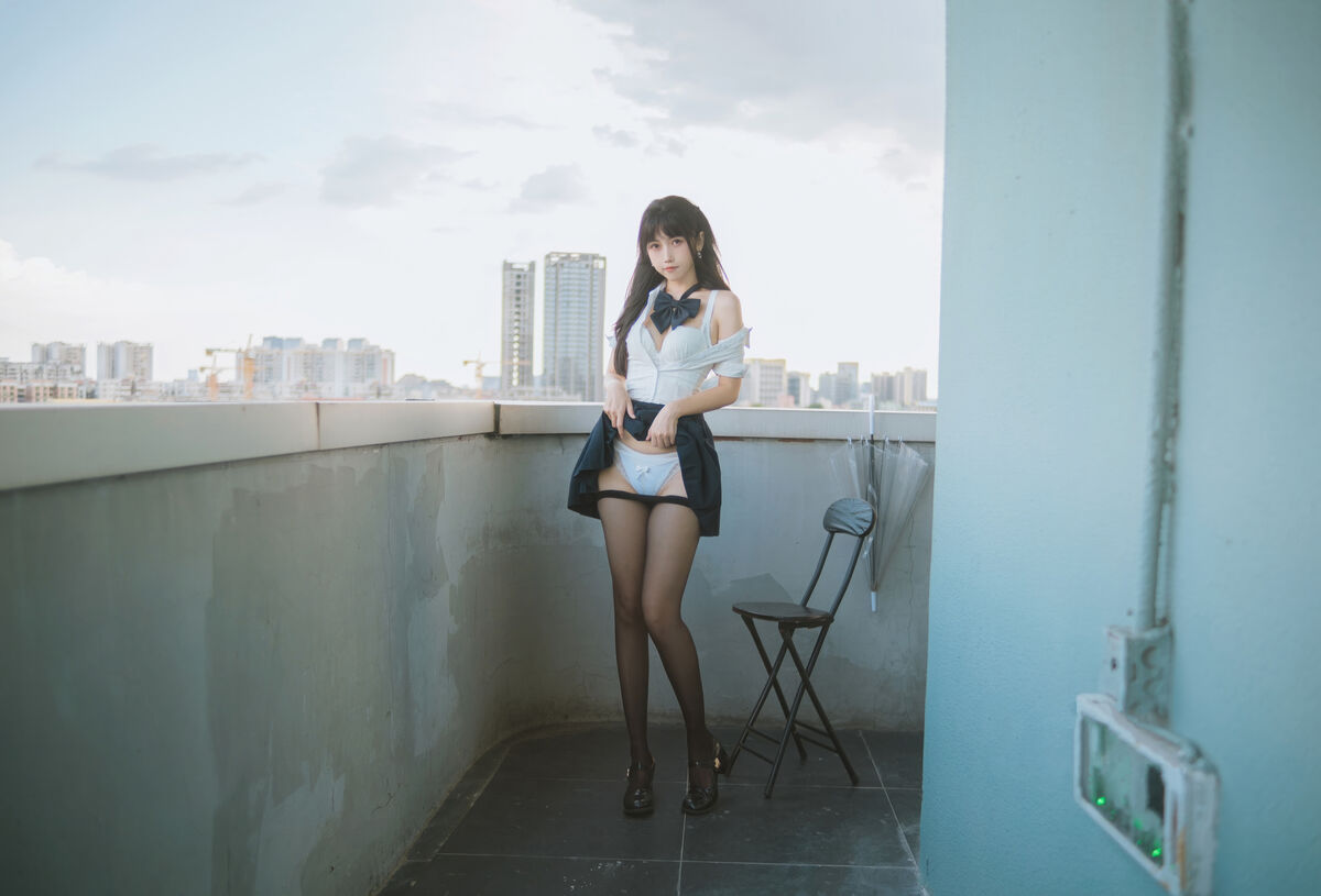 Coser@不呆猫 – JK学妹户外 (60P)