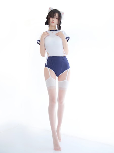 Coser@五更百鬼 舰长 体操服 猫耳