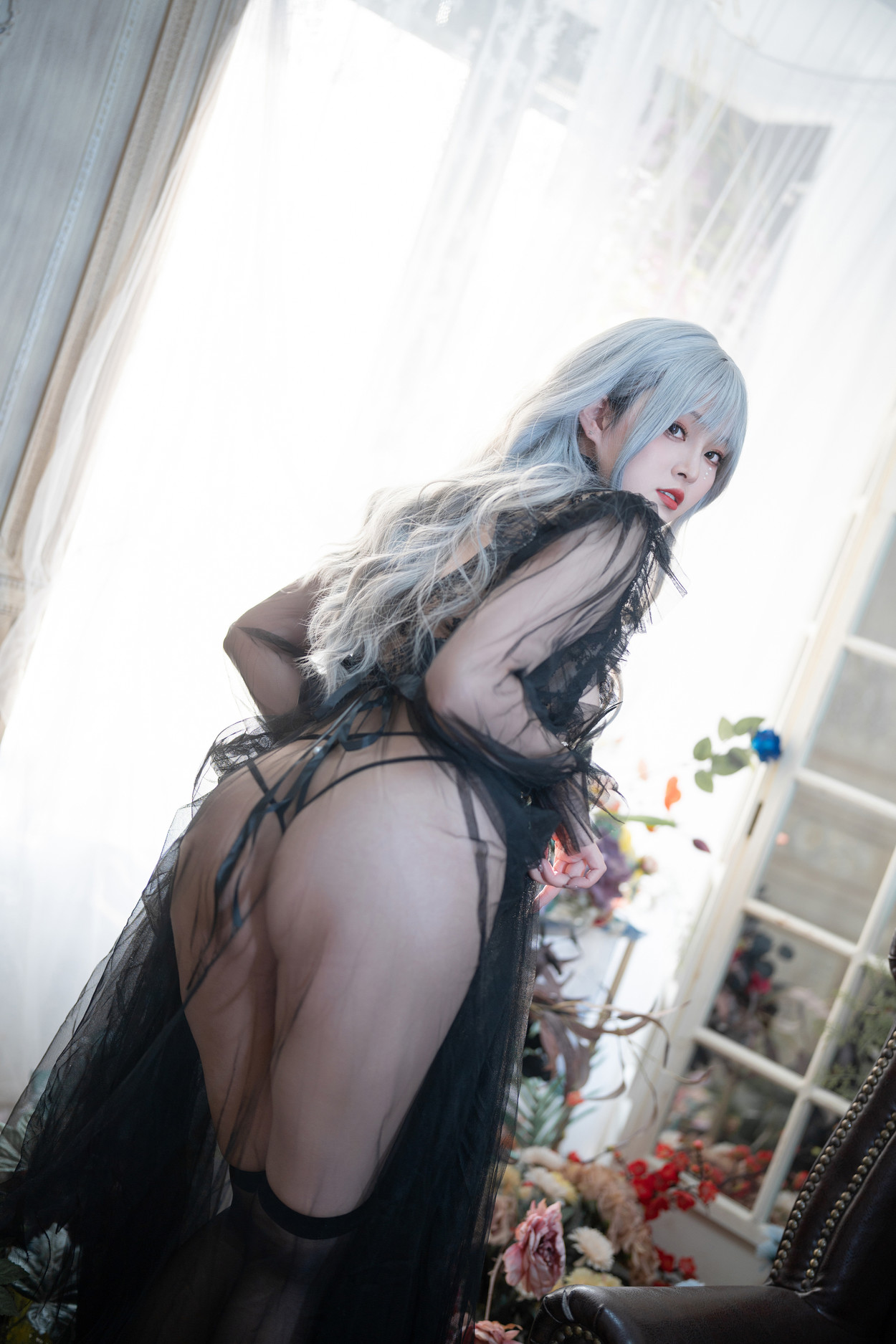 Cosplay Natsuko夏夏子 黑蝴蝶(60P)
