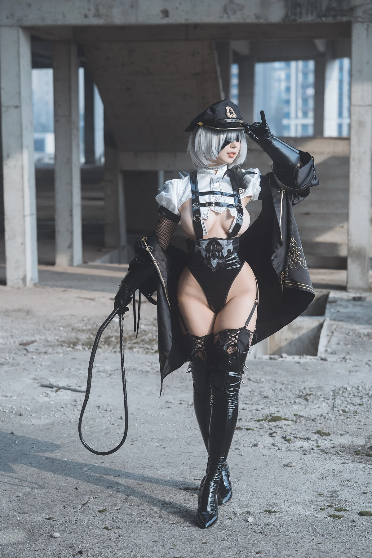 Cosplay 云溪溪Yunx1x1 & 奶桃 – 2B本 YoRHa No.2 Type B 上 Set.01