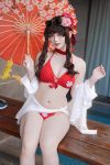 Cosplay 屿鱼 – 樱花泳装 Set.01(39P)