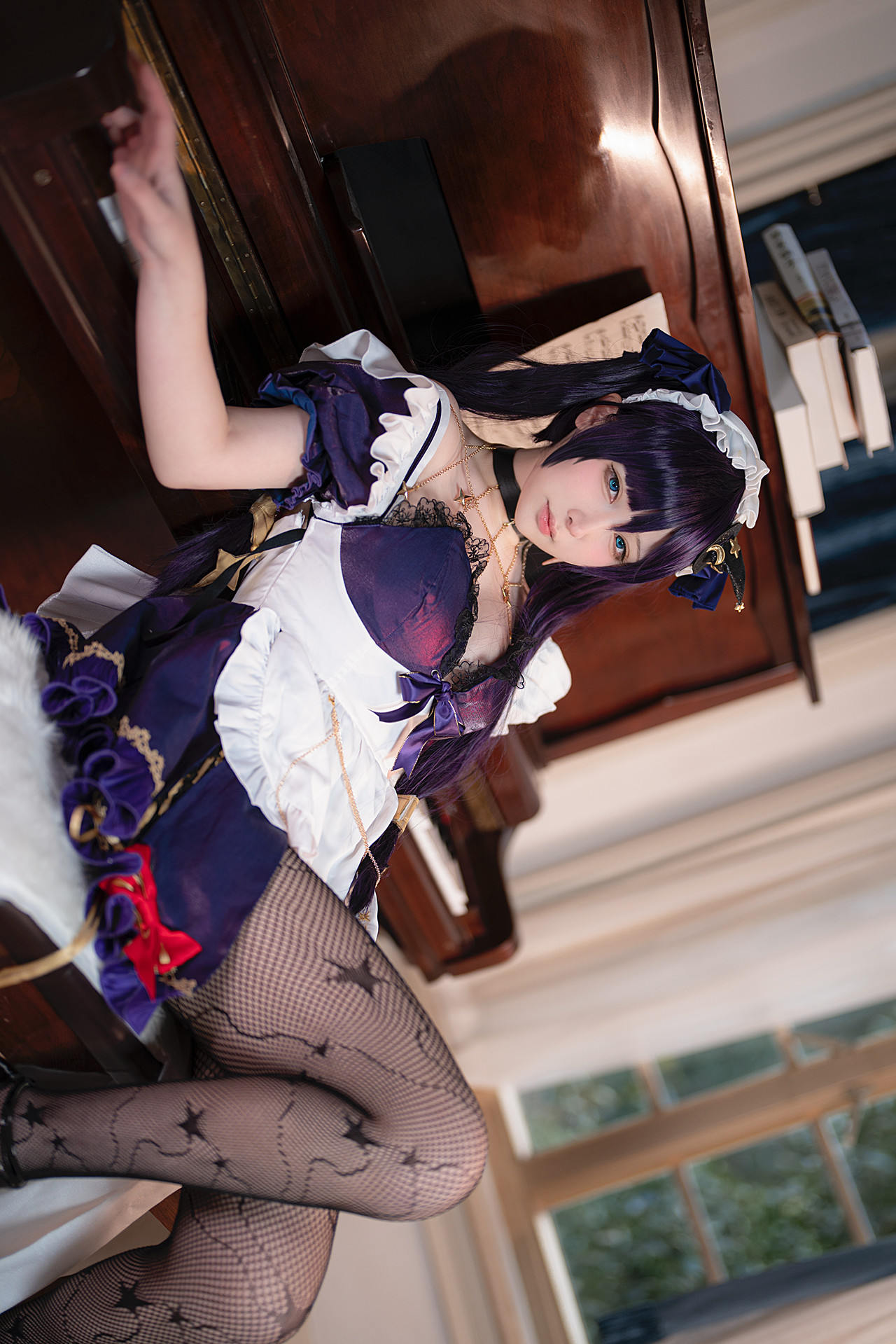 Cosplay 樱梨梨 莫娜女佣