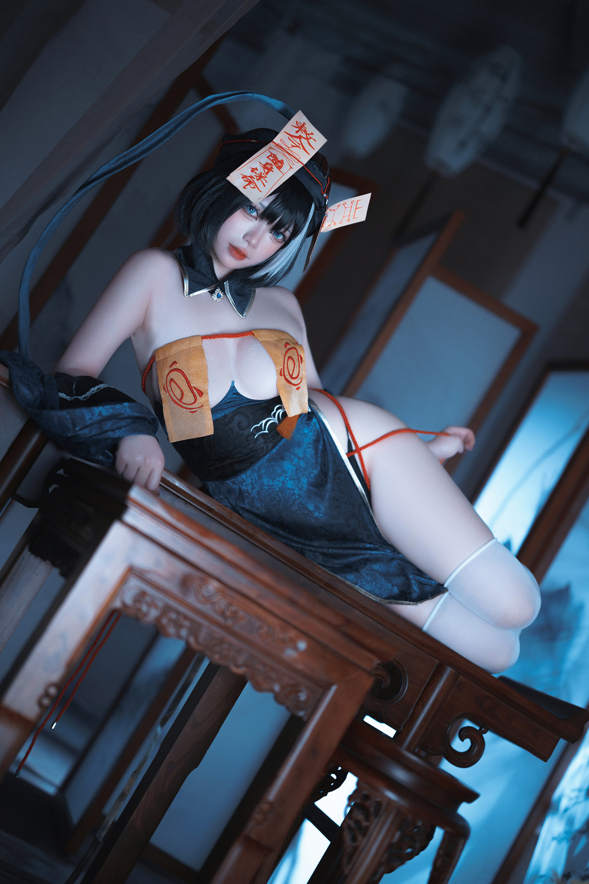 Cosplay 樱落酱w 碧蓝航线 华甲僵尸(41P)