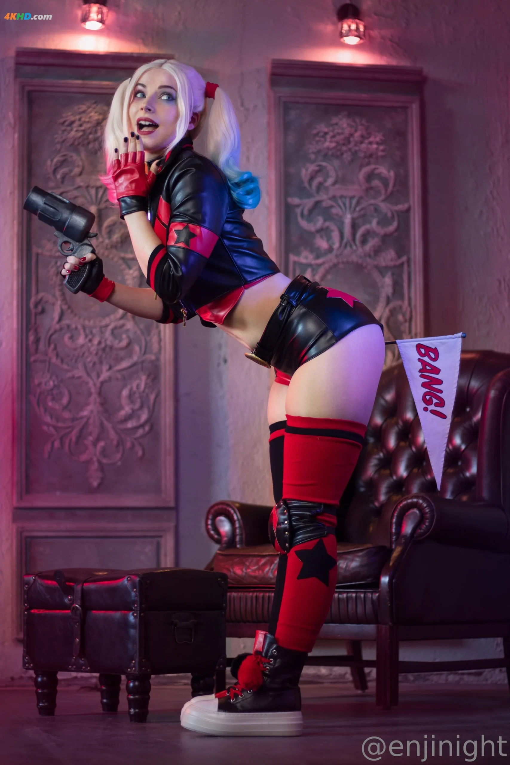 Enji Night – Harley Quinn(55MB)(29photos)