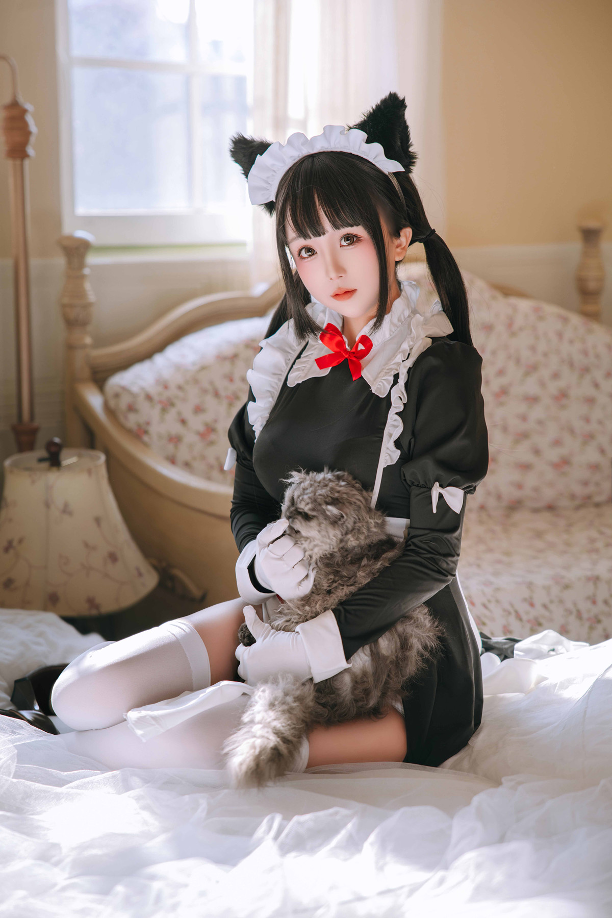 Cosplay Rinaijiao日奈娇 猫娘女仆 Set.01(45P)