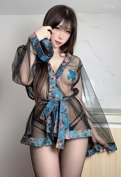 Coser@Kano Nozomi (鹿野希) 孔雀青 中国風漢服