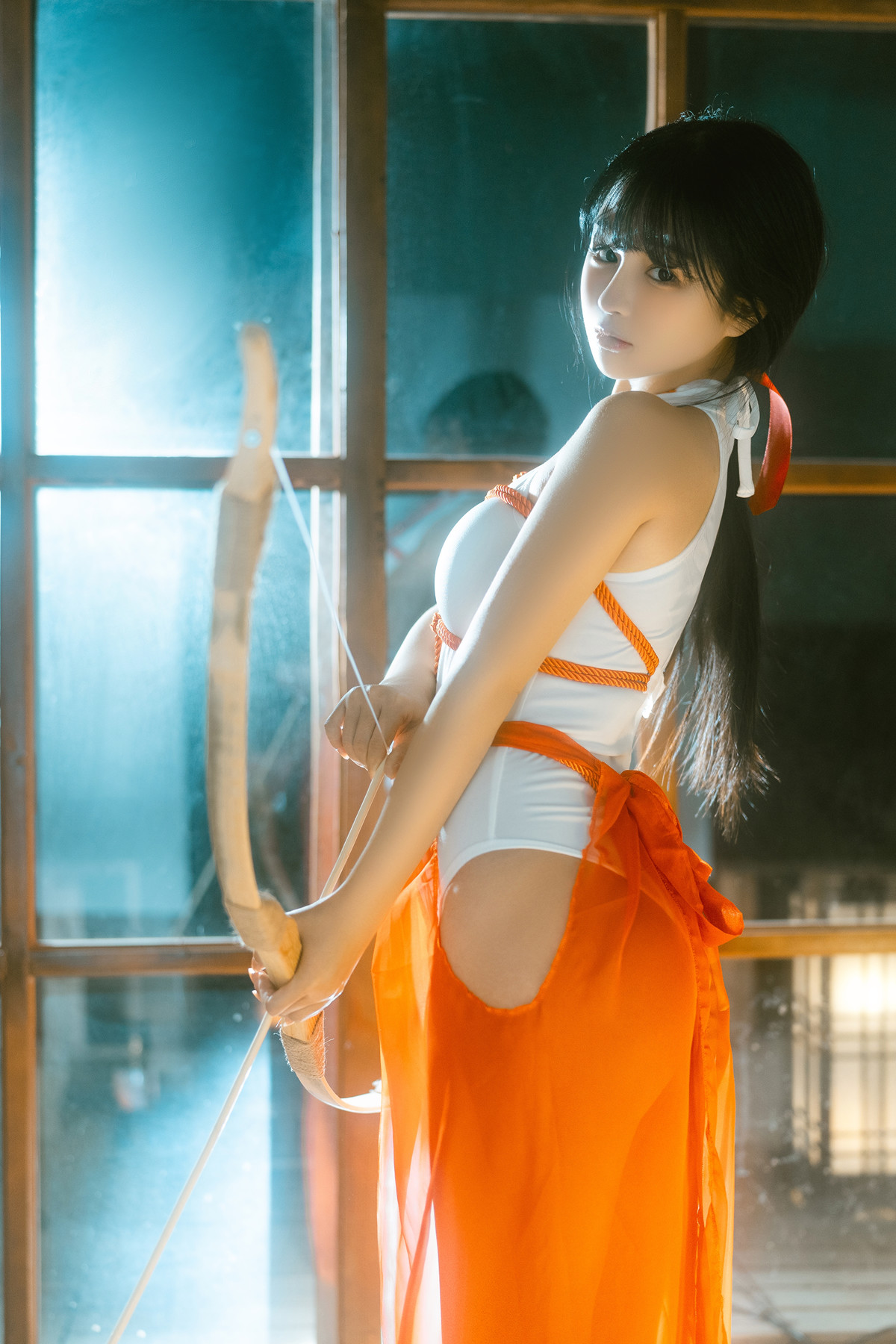 Cosplay 桜井宁宁 绳艺巫女 Rope Art Miko(61P)