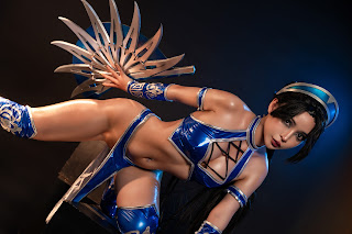 Coser@UmekoJ – Cosplay Kitana Mortal Kombat