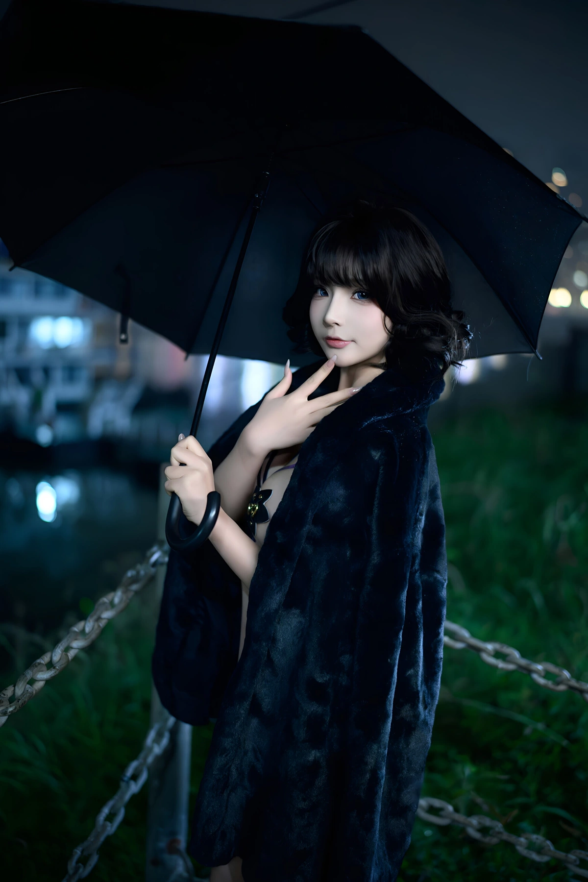 Cosplay Yuuhui玉汇 – 夜游轮渡 Set.01