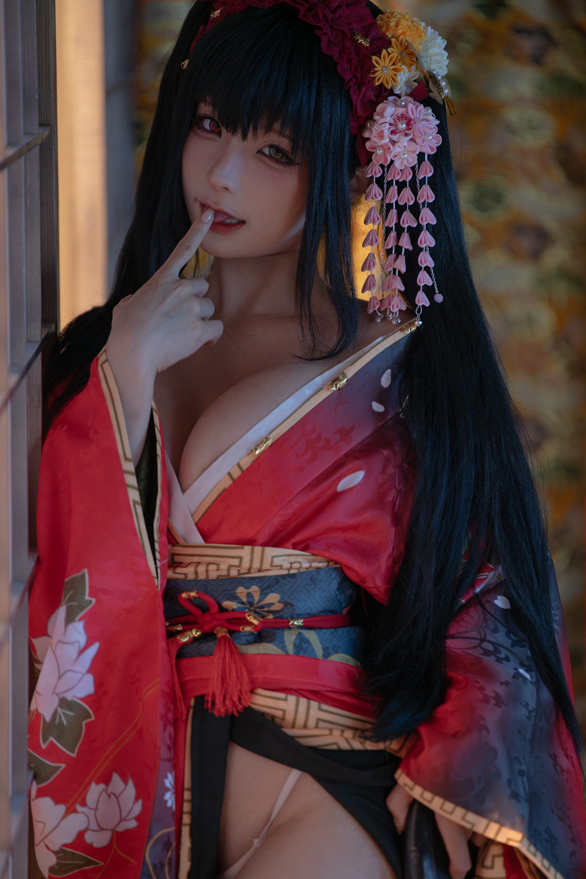 Cosplay 蠢沫沫Chunmomo 狂三和服 Kurumi Set.01(48P)