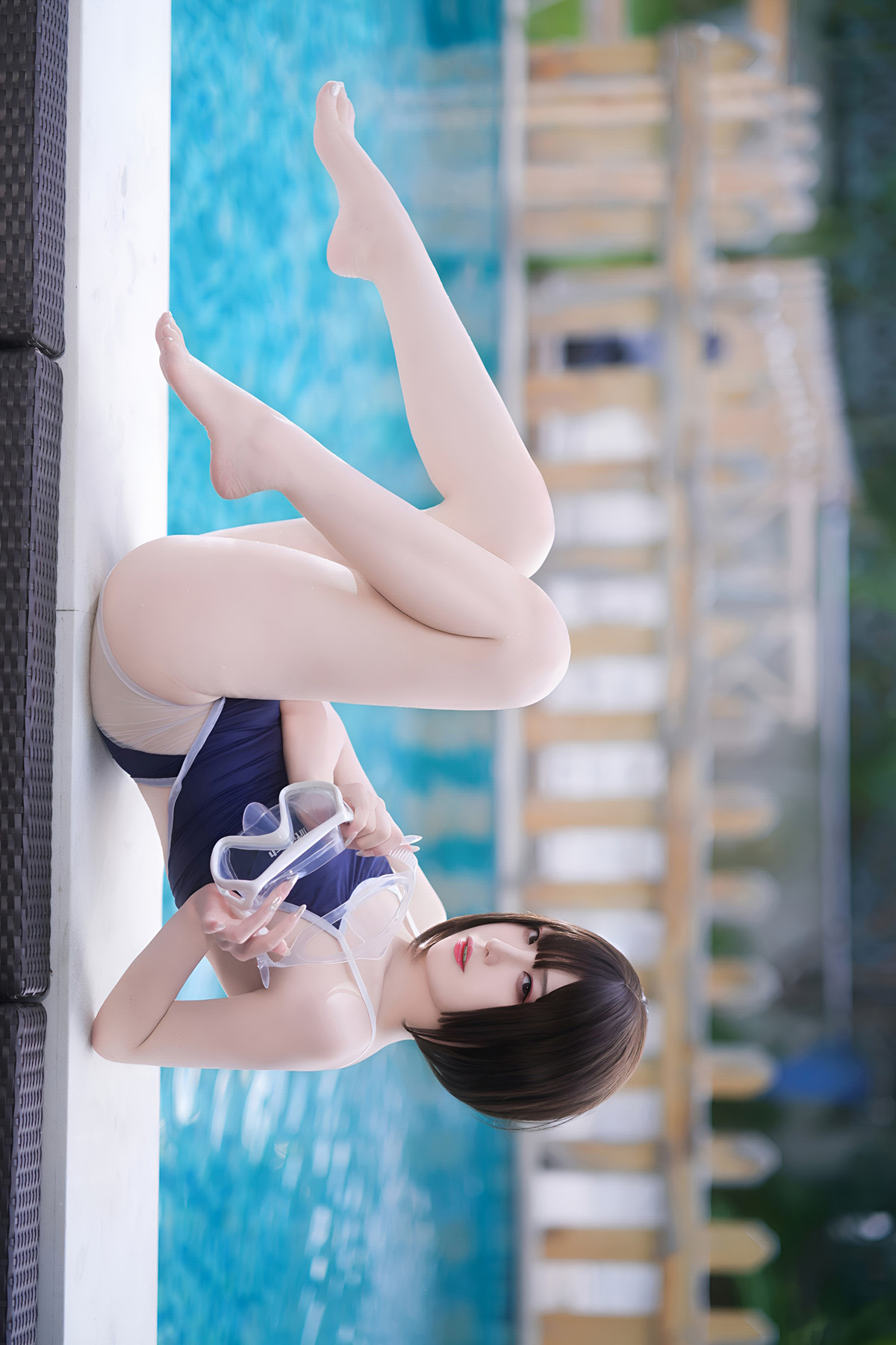Cosplay 封疆疆v – 小海月 竞泳(34P)