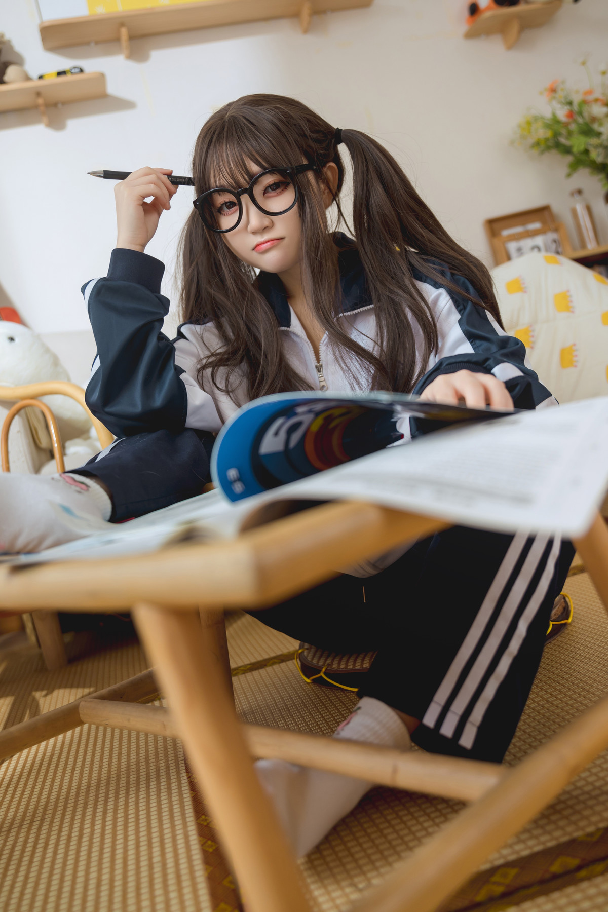 Cosplay 神沢永莉 家庭作业(70P)