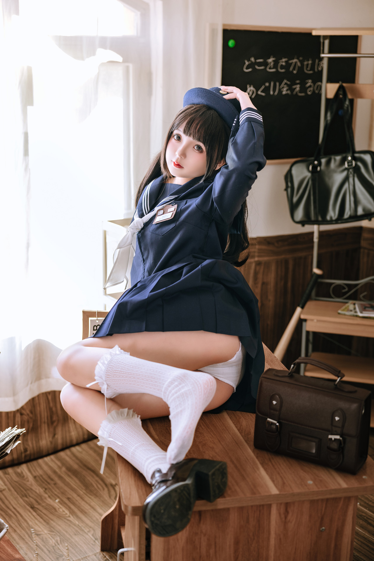 Cosplay Rinaijiao日奈娇 补习班(70P)