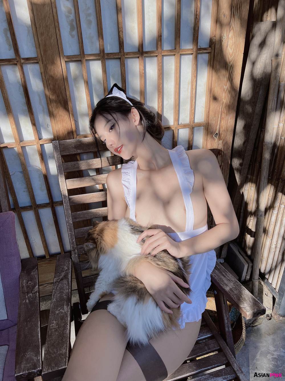 Jiu Shi A Zhu A (就是阿朱啊) – 女仆与猫 Sexy Maid & Cat