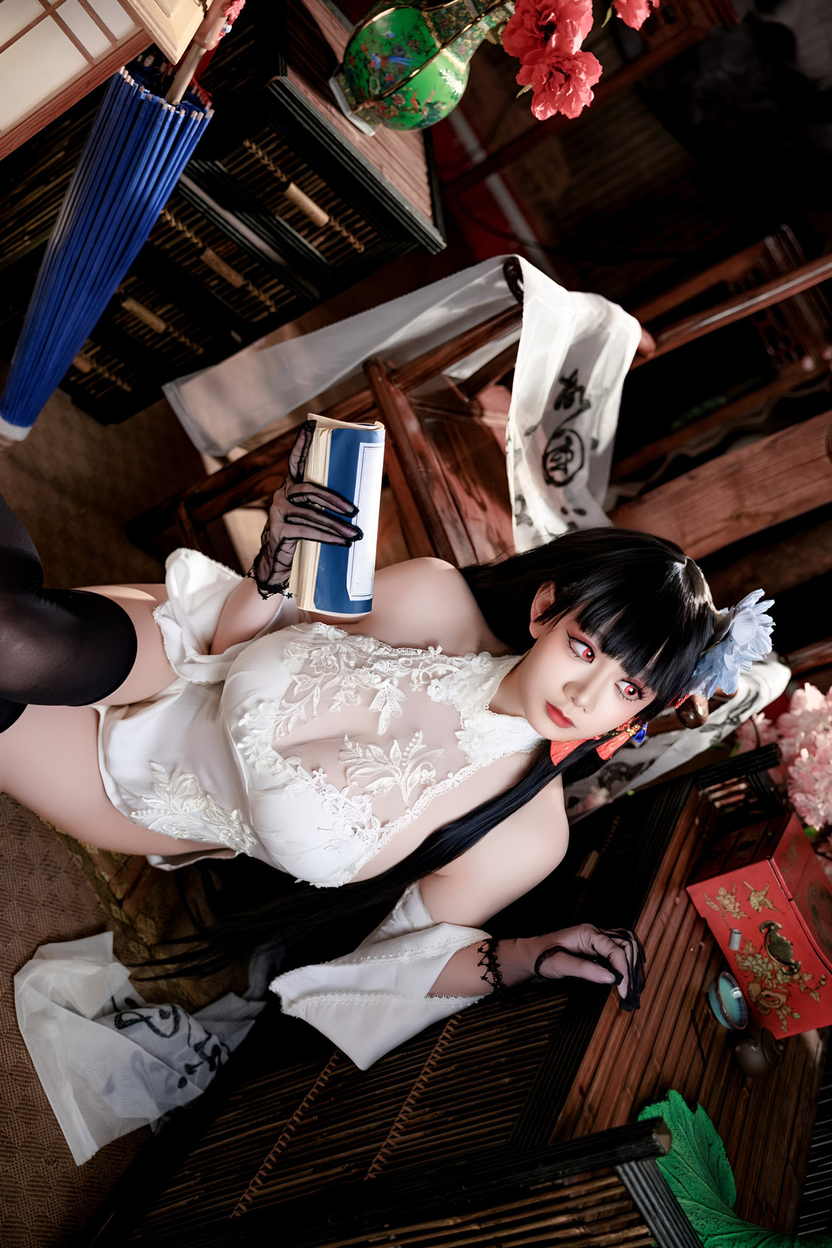 Cosplay 阿雪雪 – 碧蓝航线 逸仙 中式 Set.01(46P)