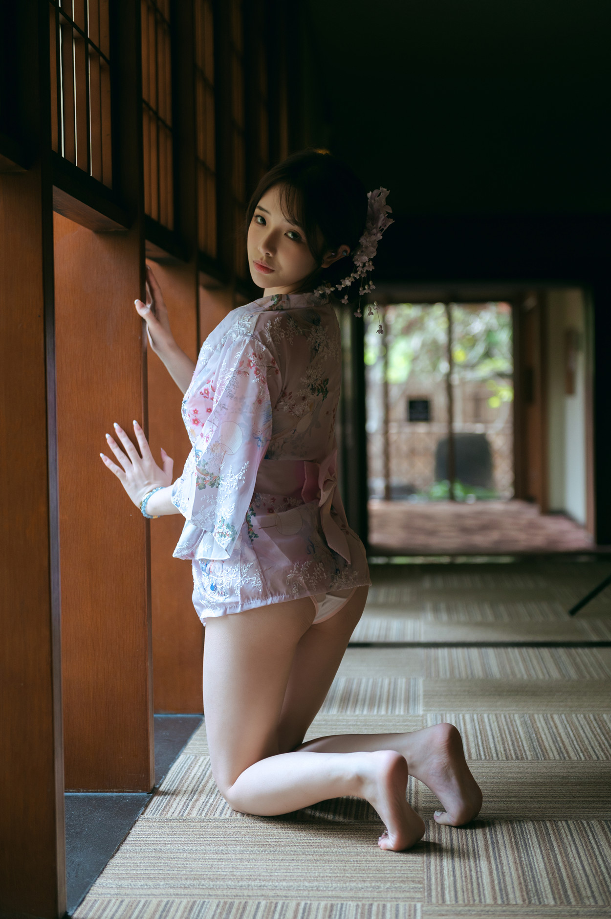 Cosplay 雯妹不讲道理 和风庭院 Set.01(35P)