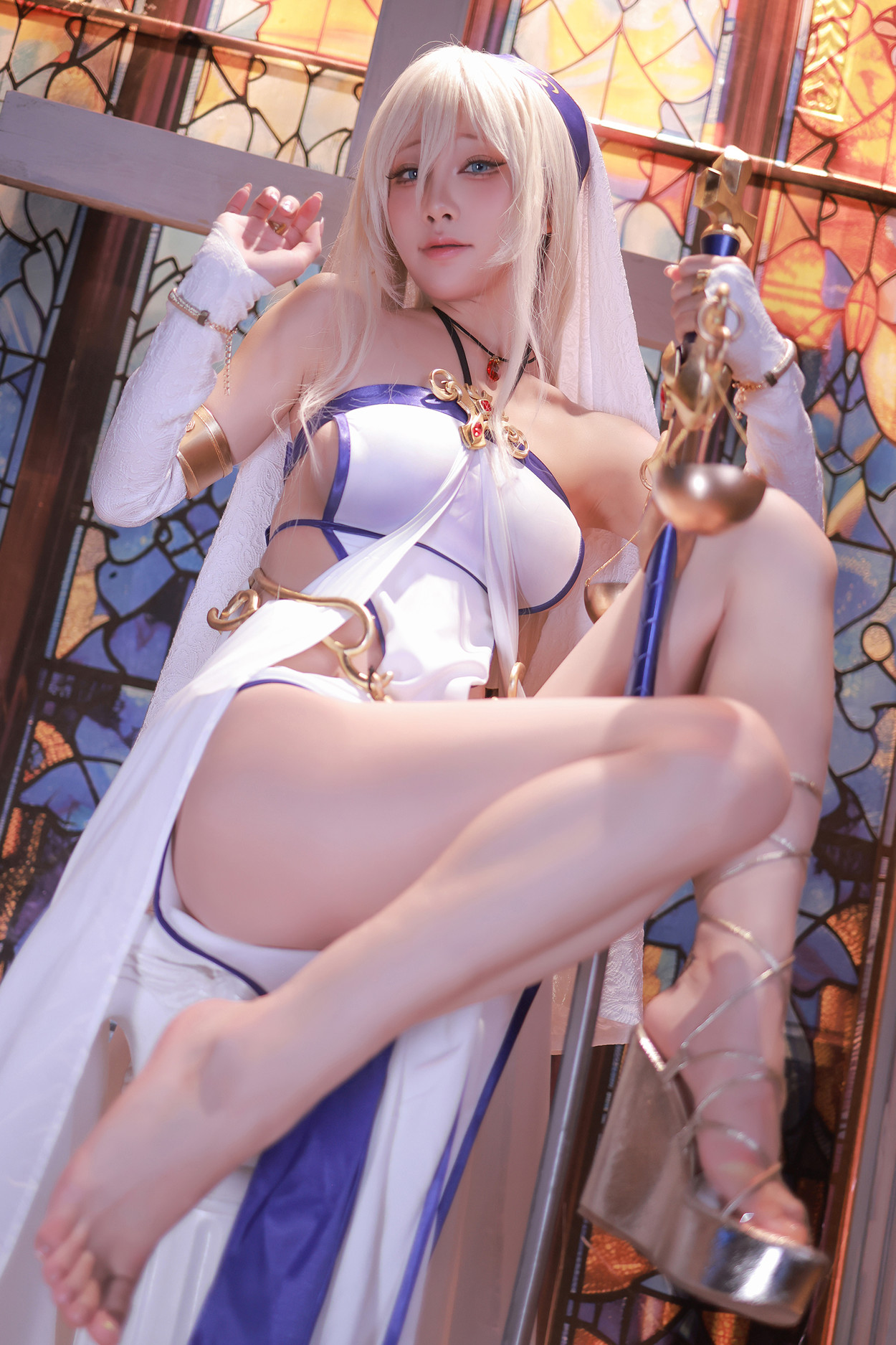 Cosplay 水淼Aqua 剑之圣女 Set.01(60P)