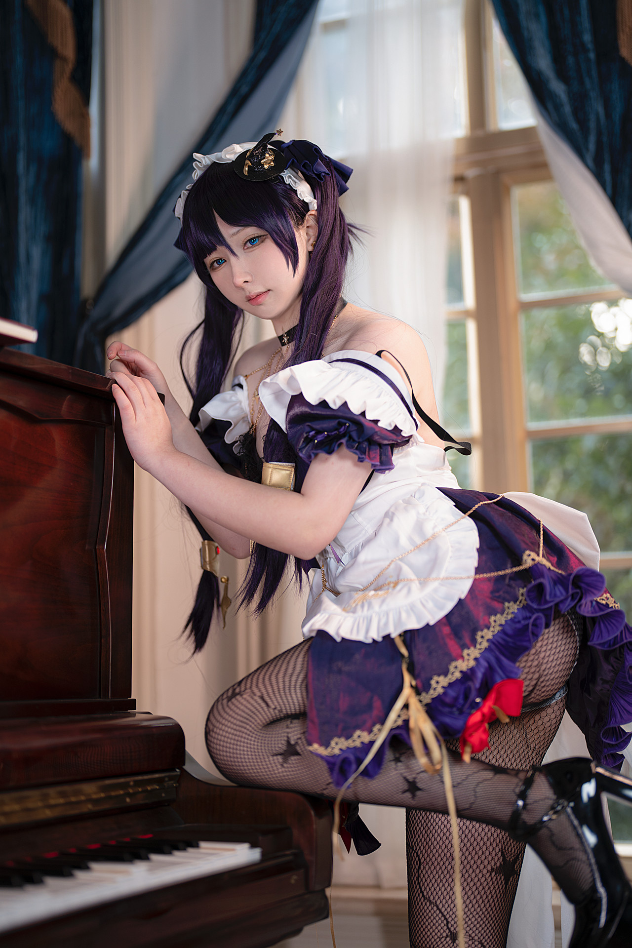 Cosplay 樱梨梨 莫娜女佣