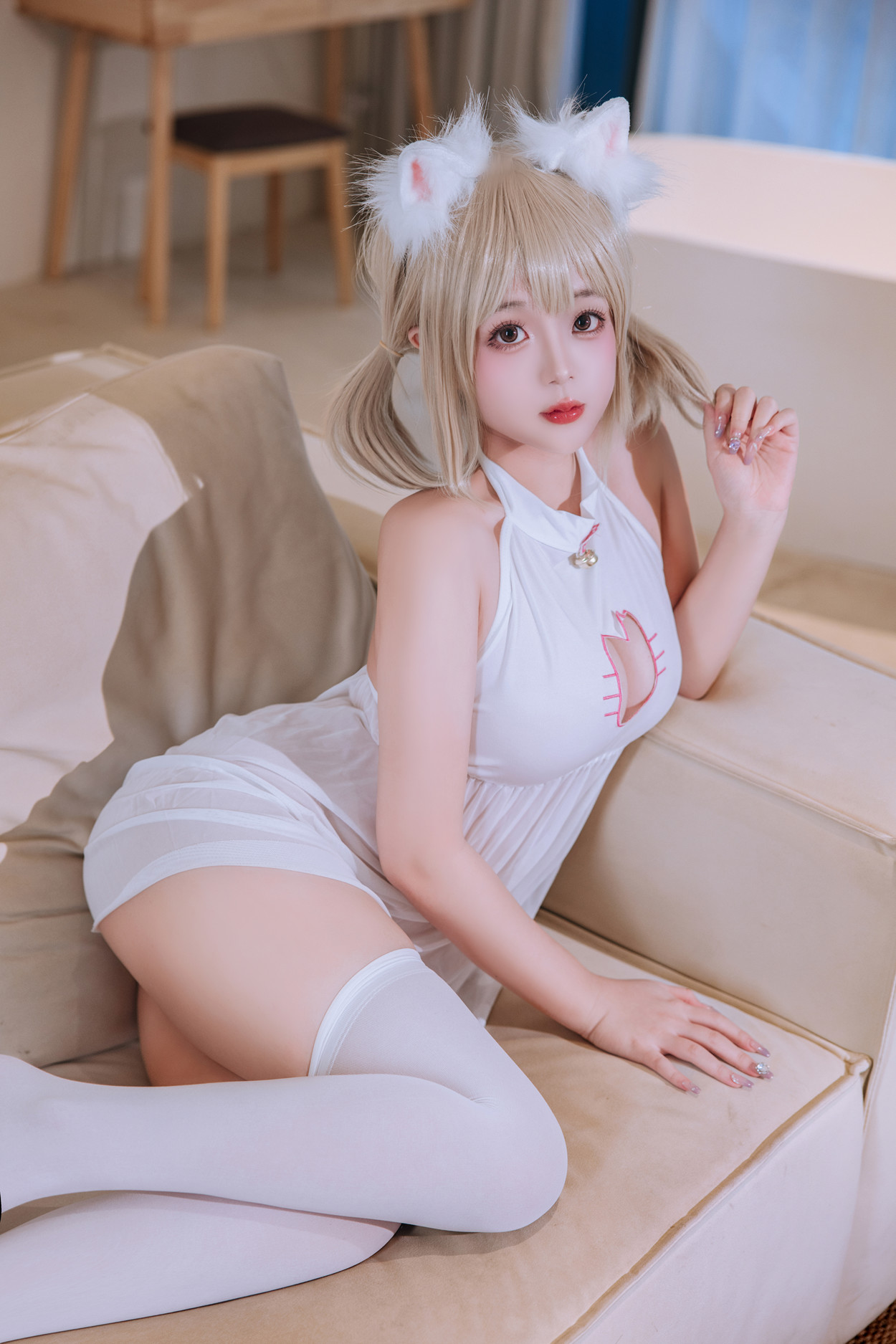 Cosplay Rinaijiao日奈娇 波斯猫 Set.01(48P)