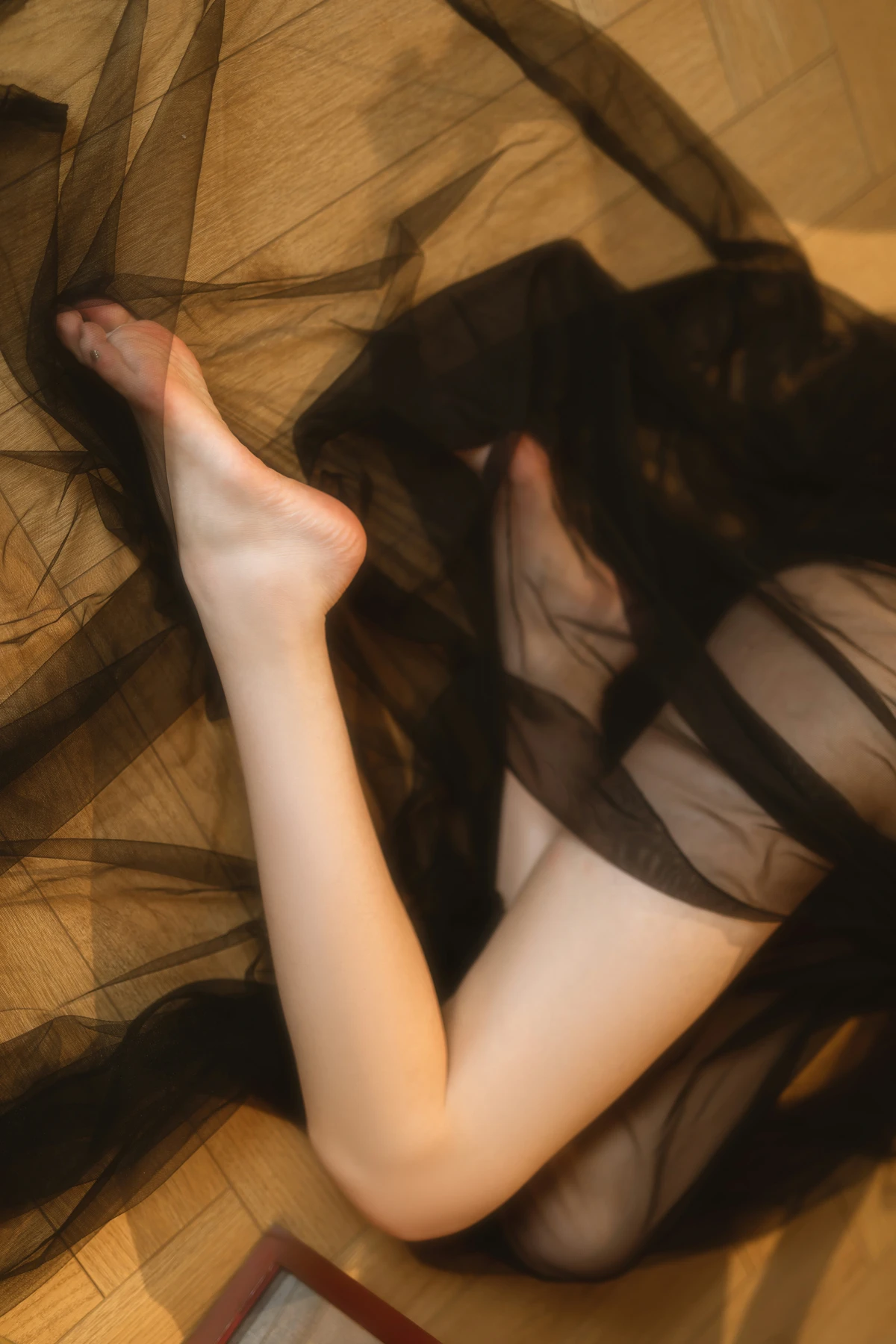 Cosplay 许岚LAN – 纯欲黑纱